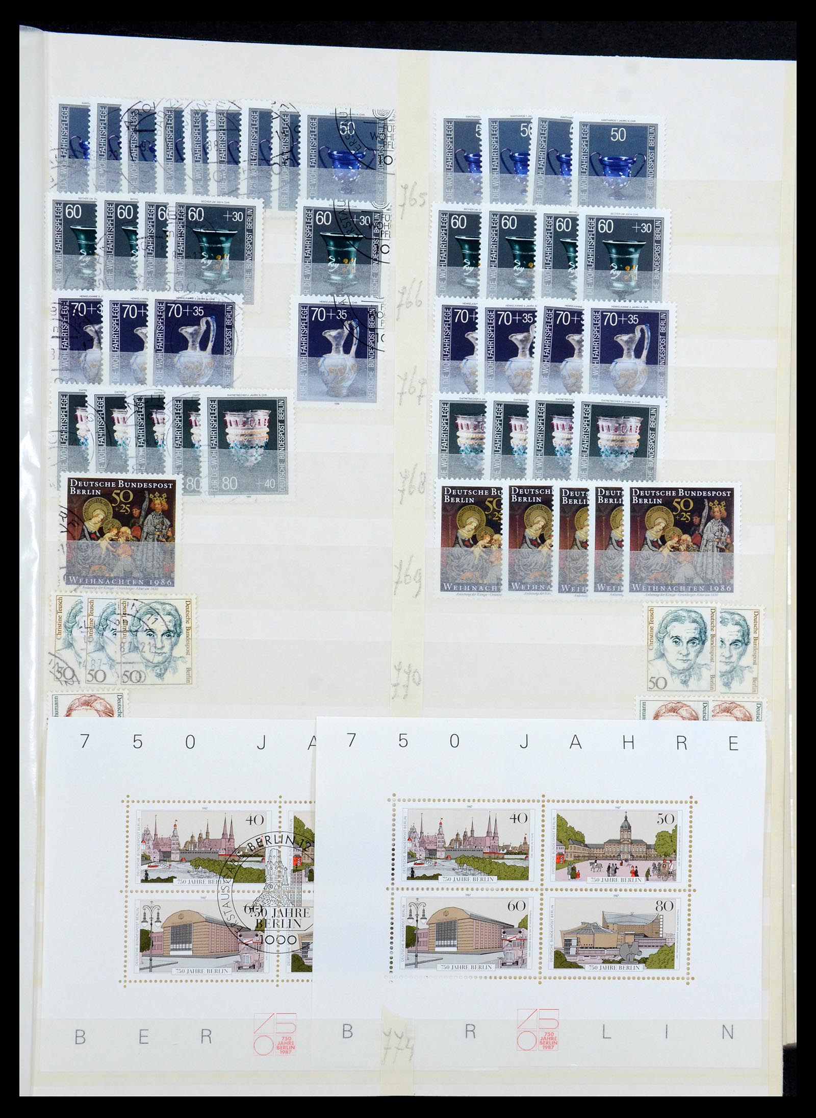 35936 067 - Postzegelverzameling 35936 Berlijn 1948-1990.