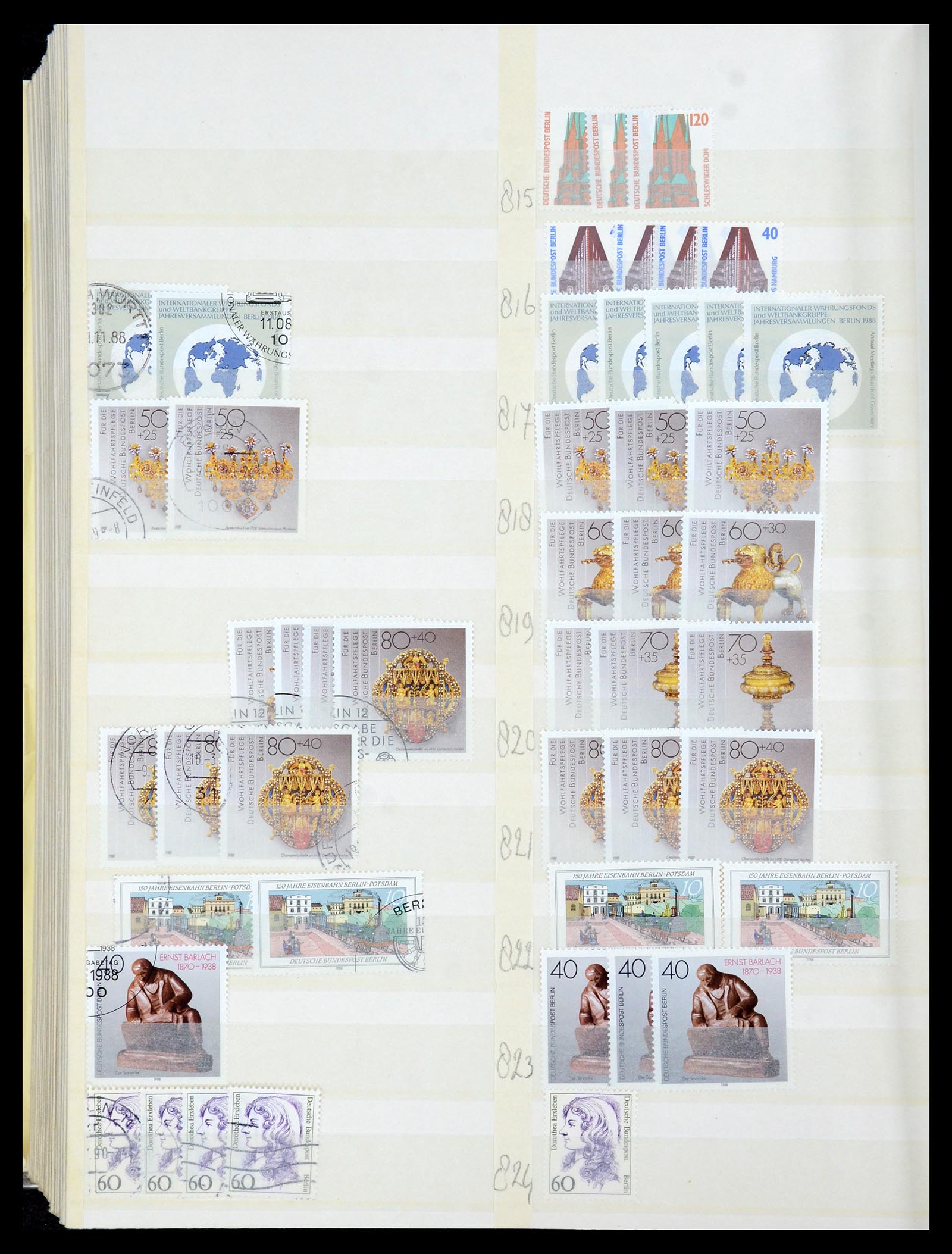 35936 072 - Postzegelverzameling 35936 Berlijn 1948-1990.