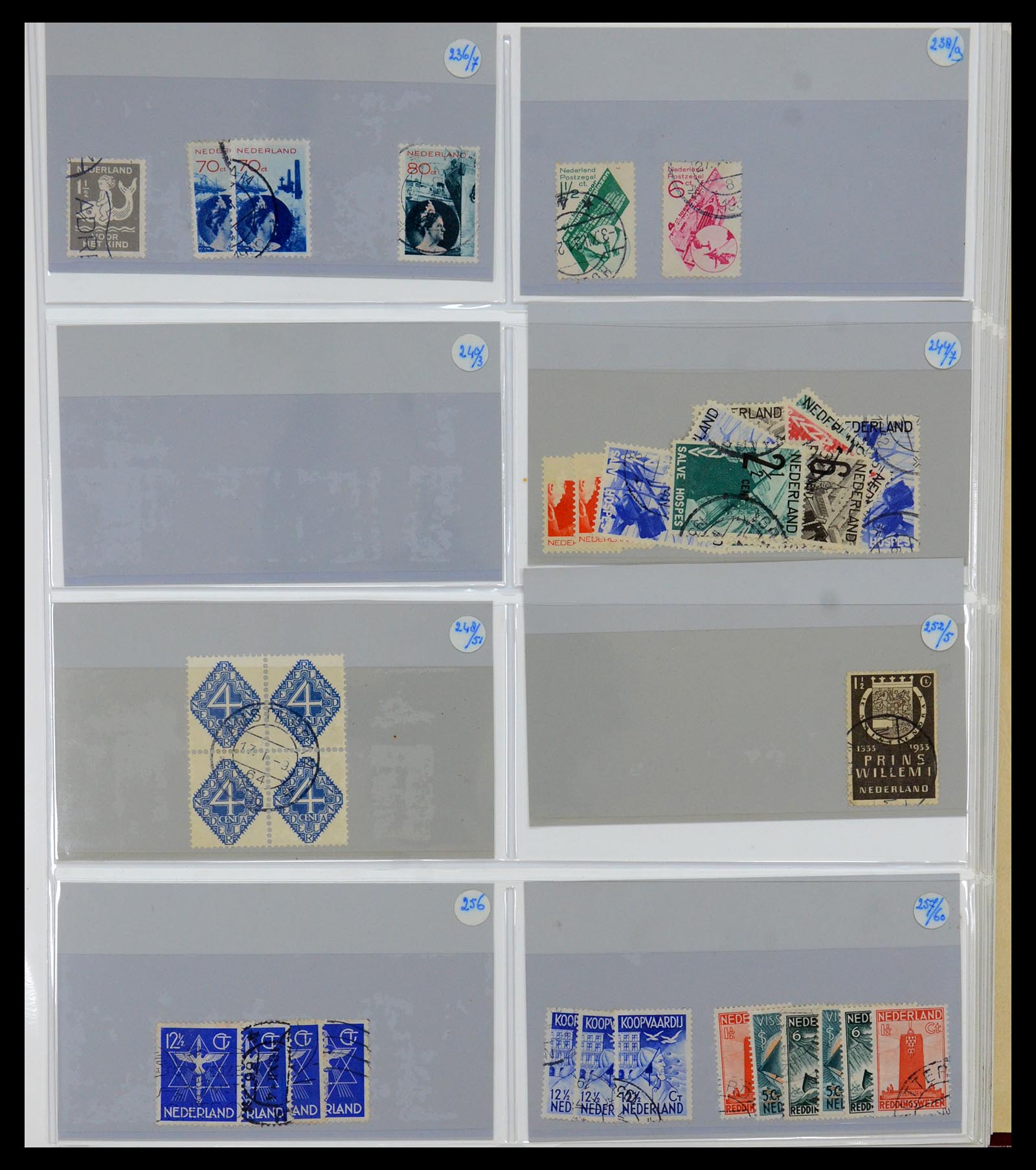 35937 003 - Postzegelverzameling 35937 Nederland 1852-1980.