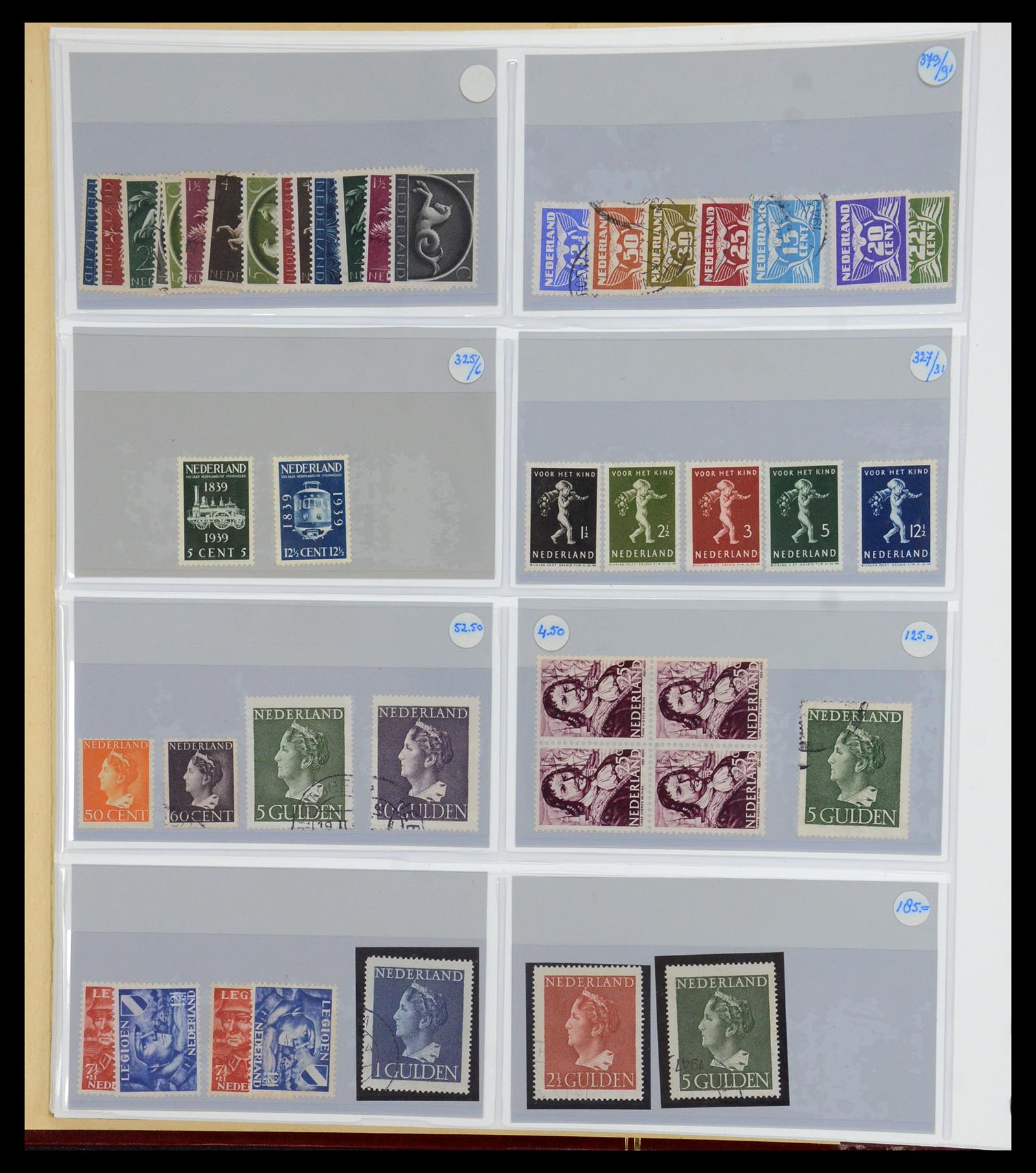 35937 006 - Postzegelverzameling 35937 Nederland 1852-1980.