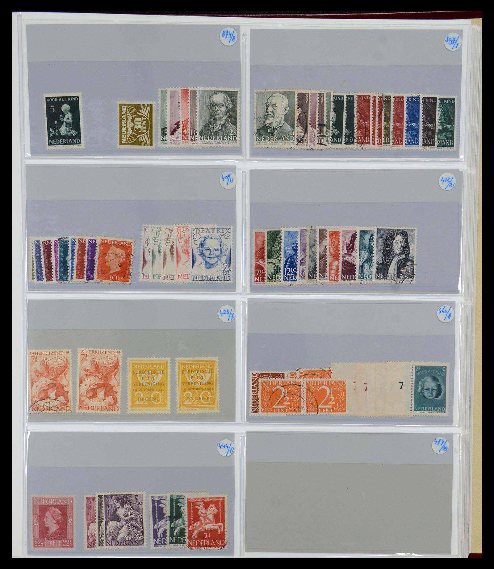 35937 007 - Postzegelverzameling 35937 Nederland 1852-1980.