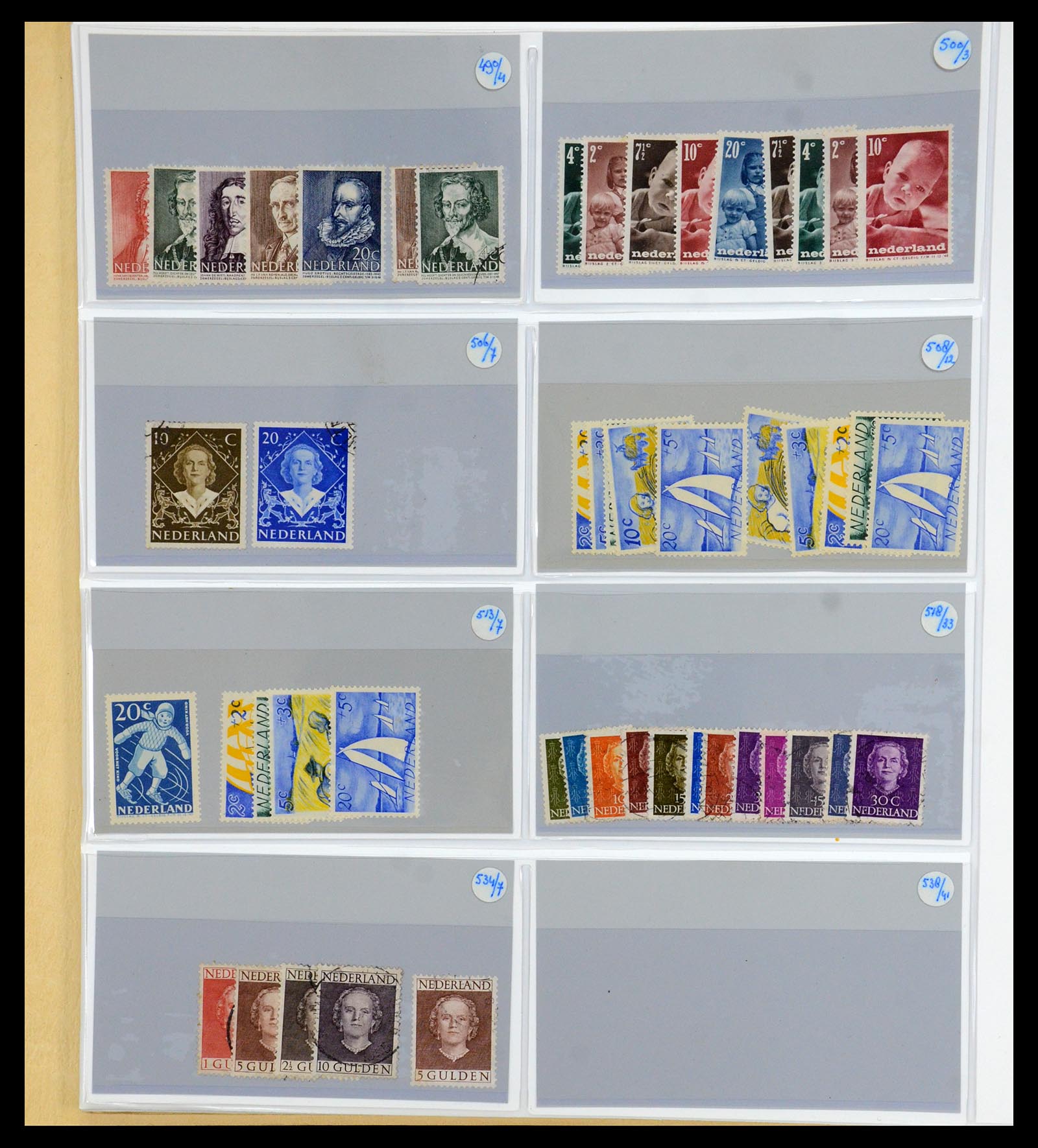 35937 008 - Postzegelverzameling 35937 Nederland 1852-1980.