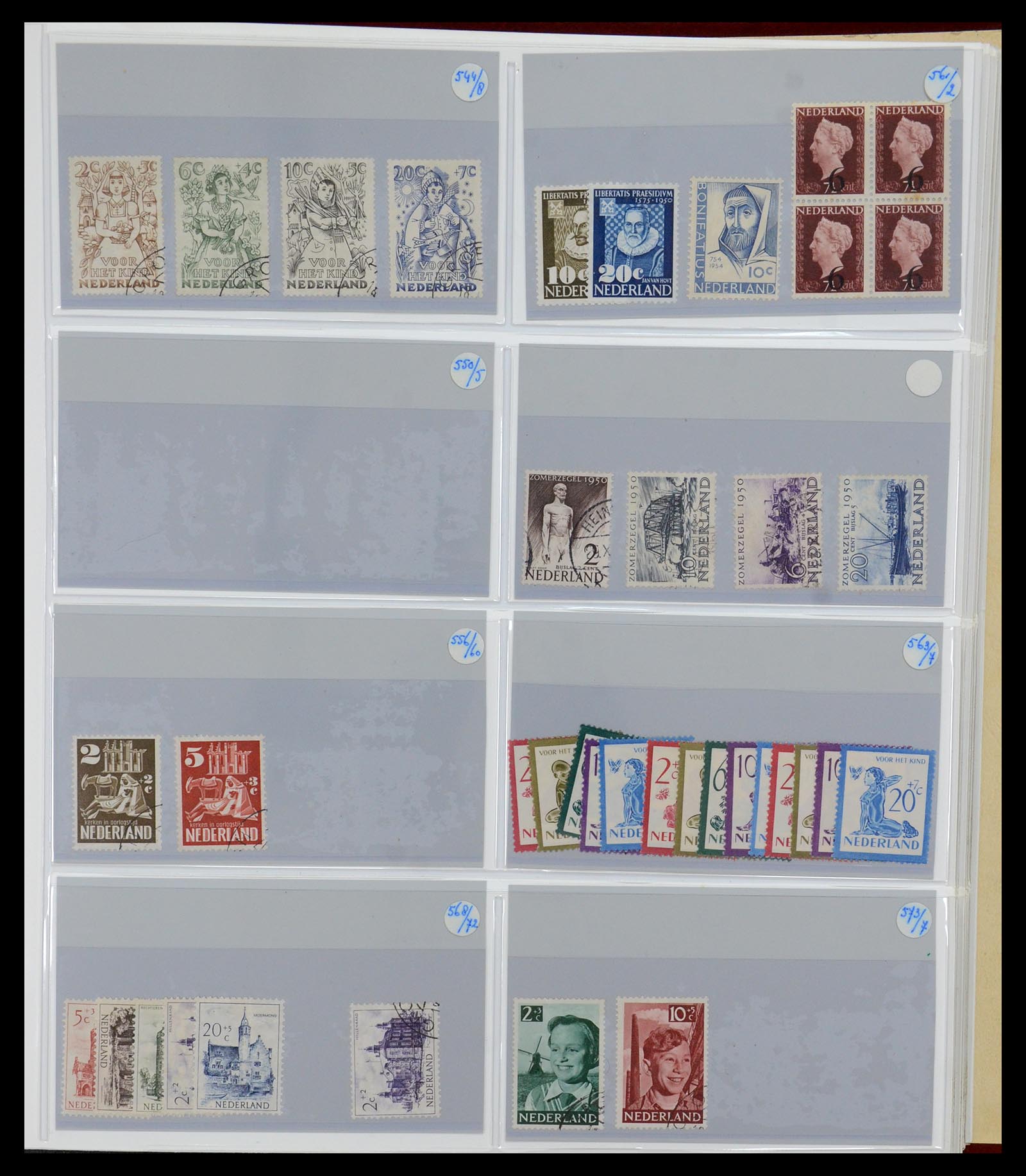 35937 009 - Postzegelverzameling 35937 Nederland 1852-1980.