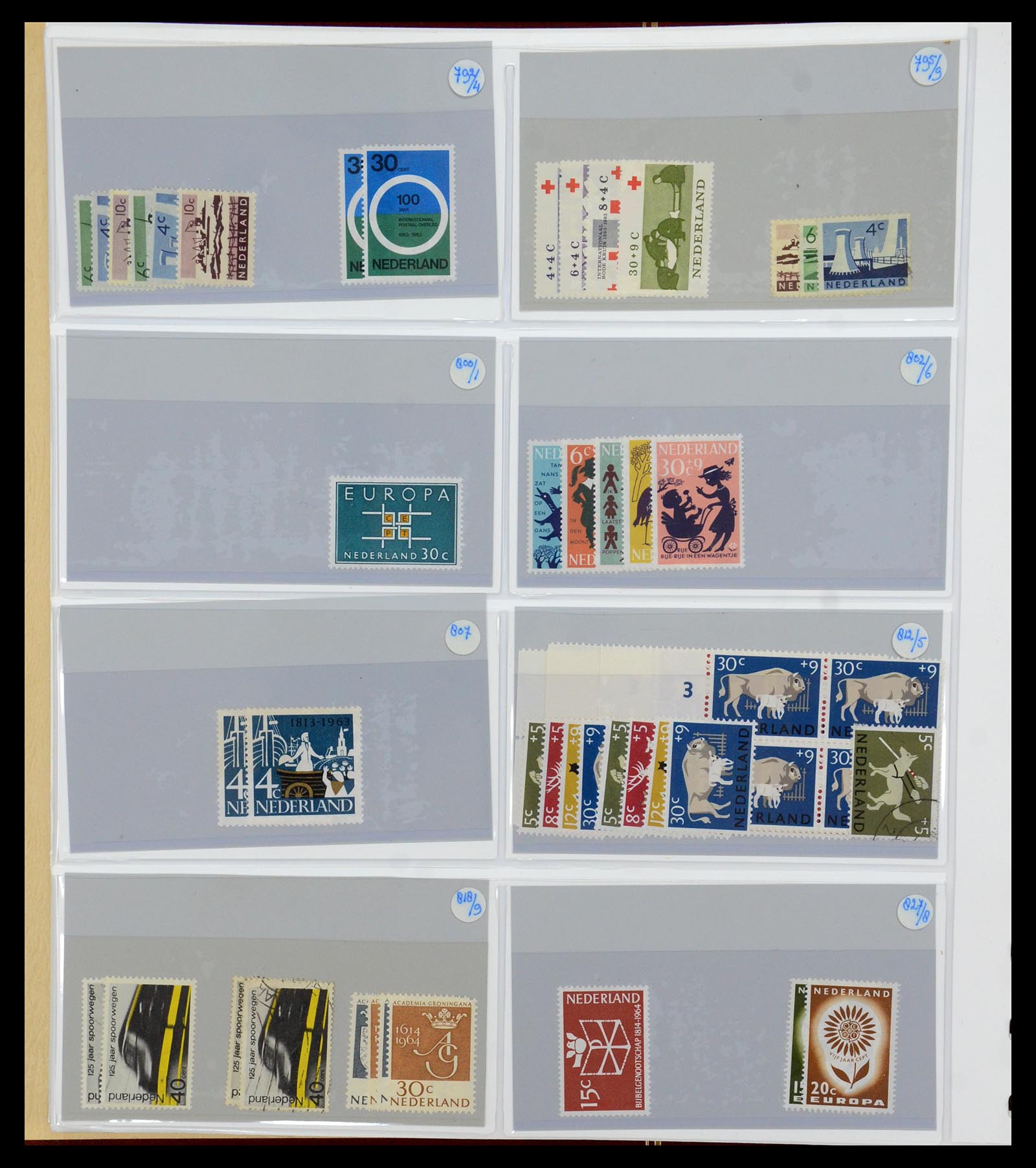 35937 016 - Postzegelverzameling 35937 Nederland 1852-1980.