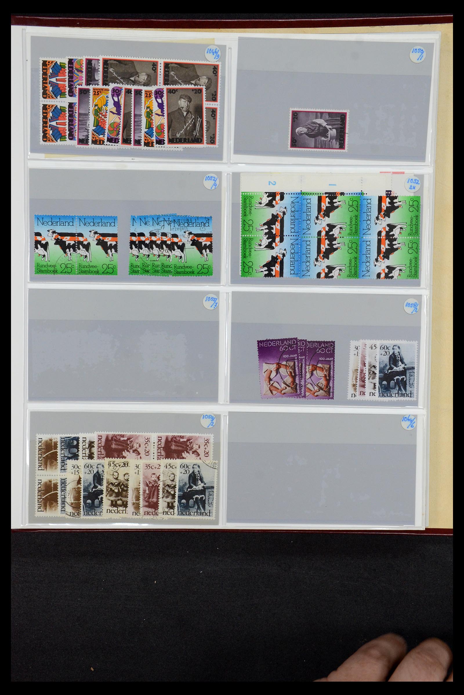 35937 023 - Postzegelverzameling 35937 Nederland 1852-1980.