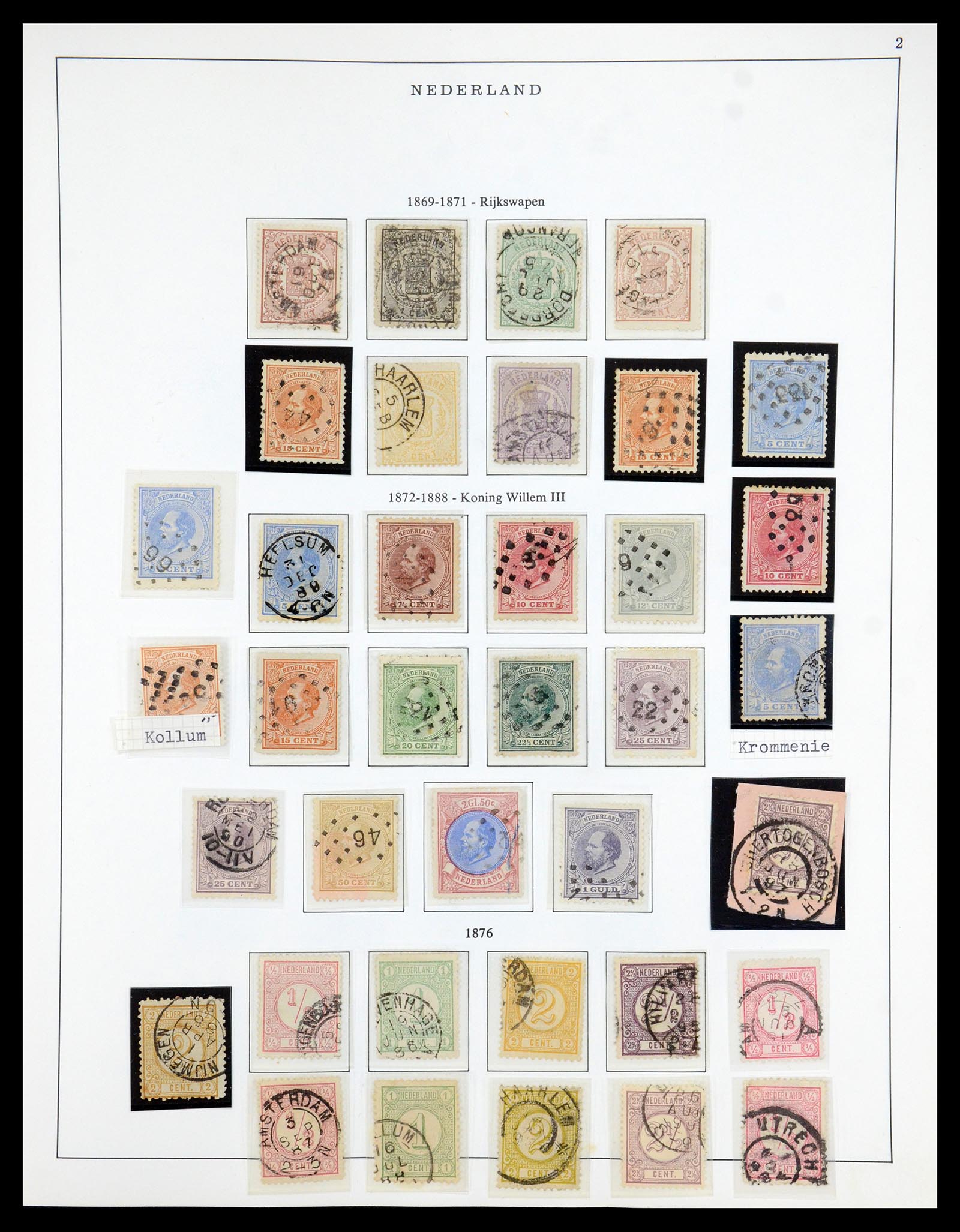 35938 002 - Postzegelverzameling 35938 Nederland 1852-1975.