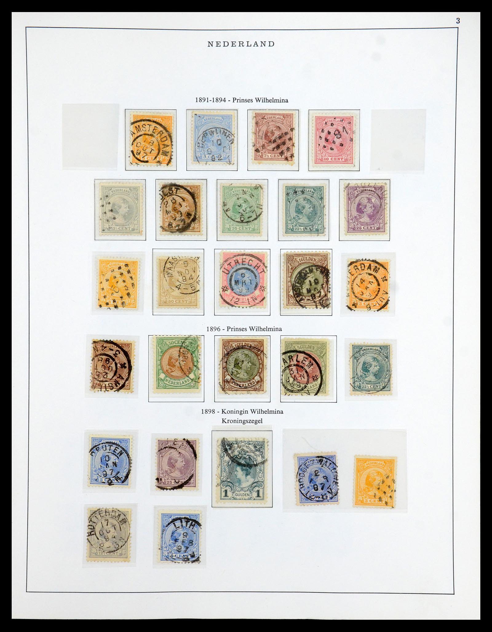 35938 003 - Postzegelverzameling 35938 Nederland 1852-1975.