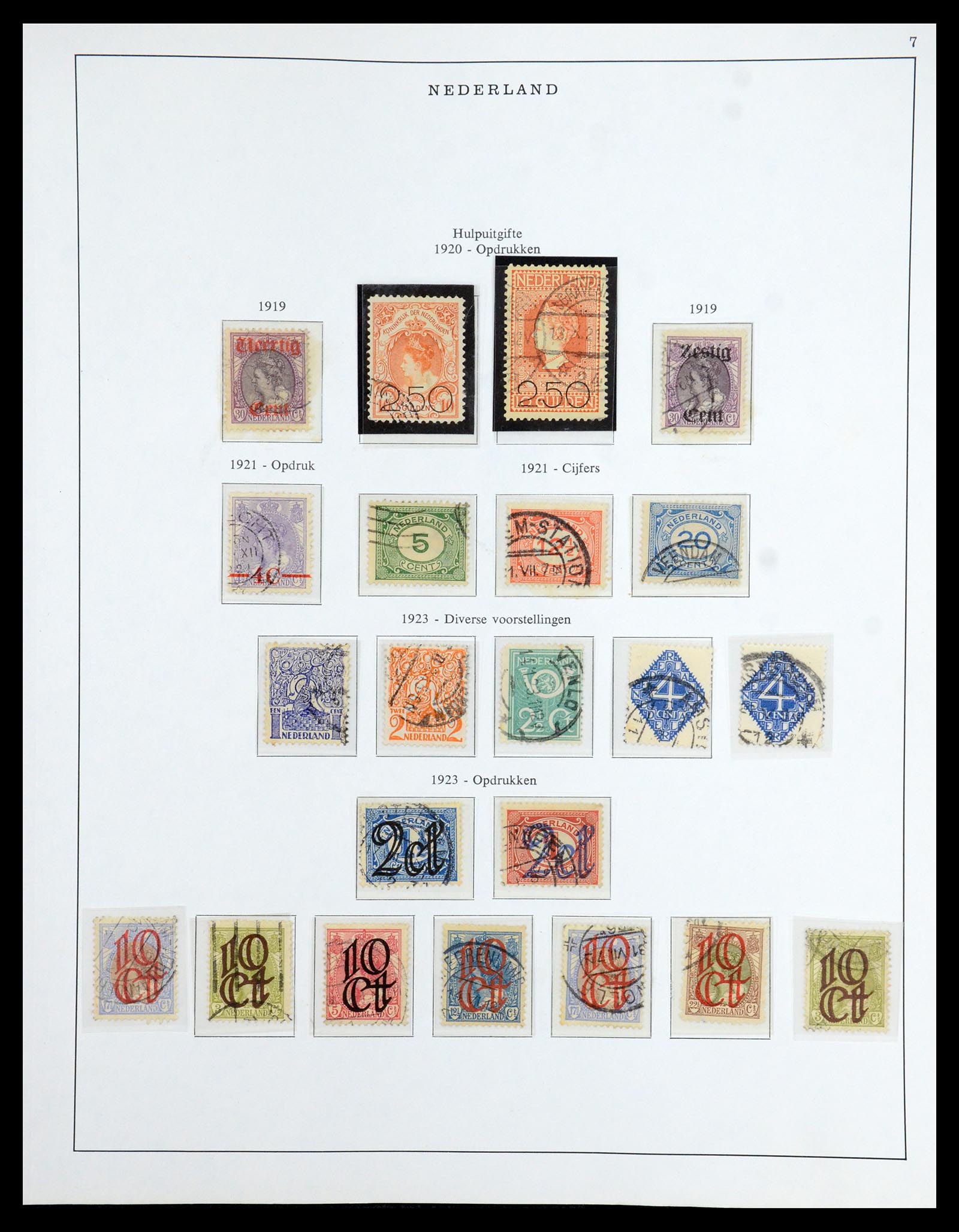 35938 007 - Postzegelverzameling 35938 Nederland 1852-1975.