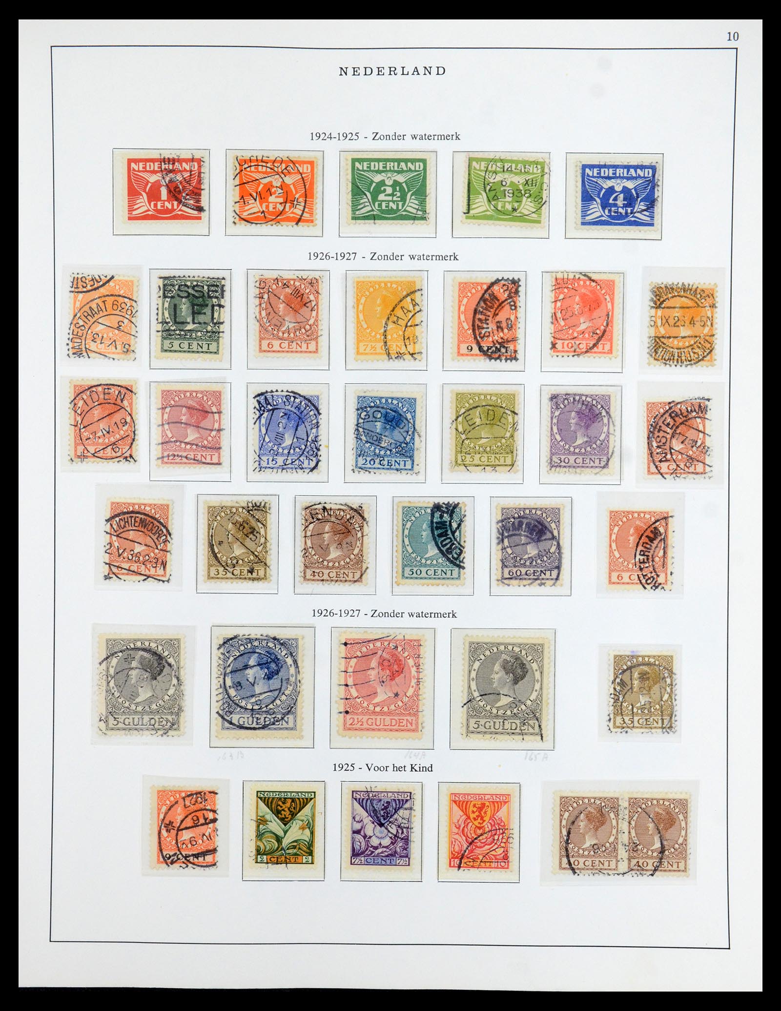 35938 010 - Postzegelverzameling 35938 Nederland 1852-1975.