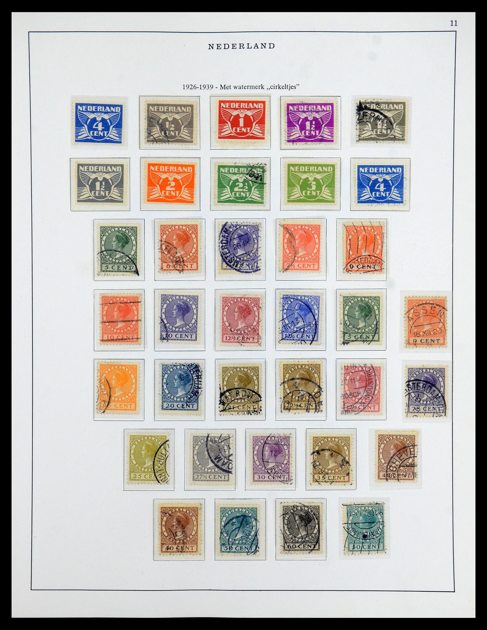 35938 011 - Postzegelverzameling 35938 Nederland 1852-1975.