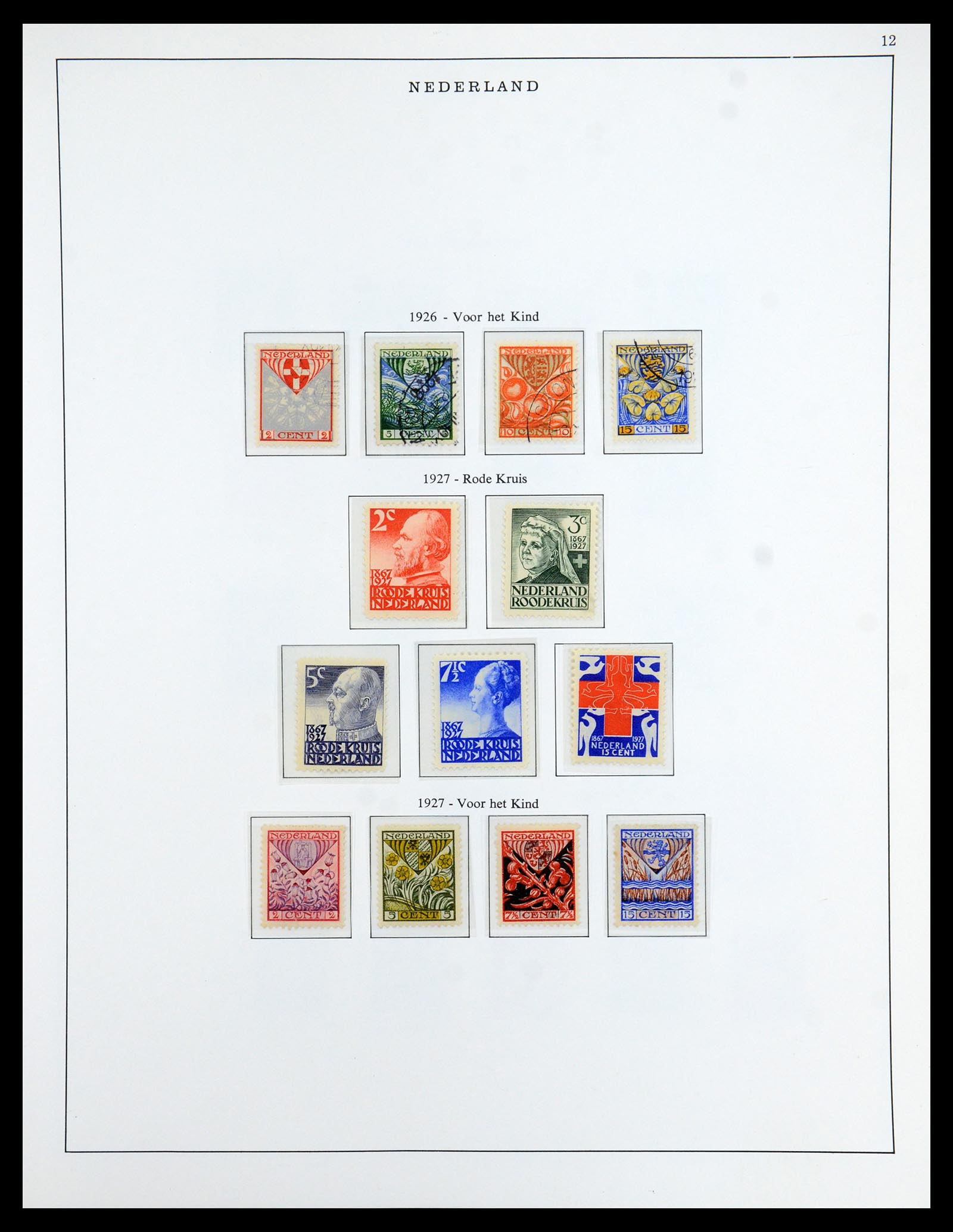 35938 012 - Postzegelverzameling 35938 Nederland 1852-1975.