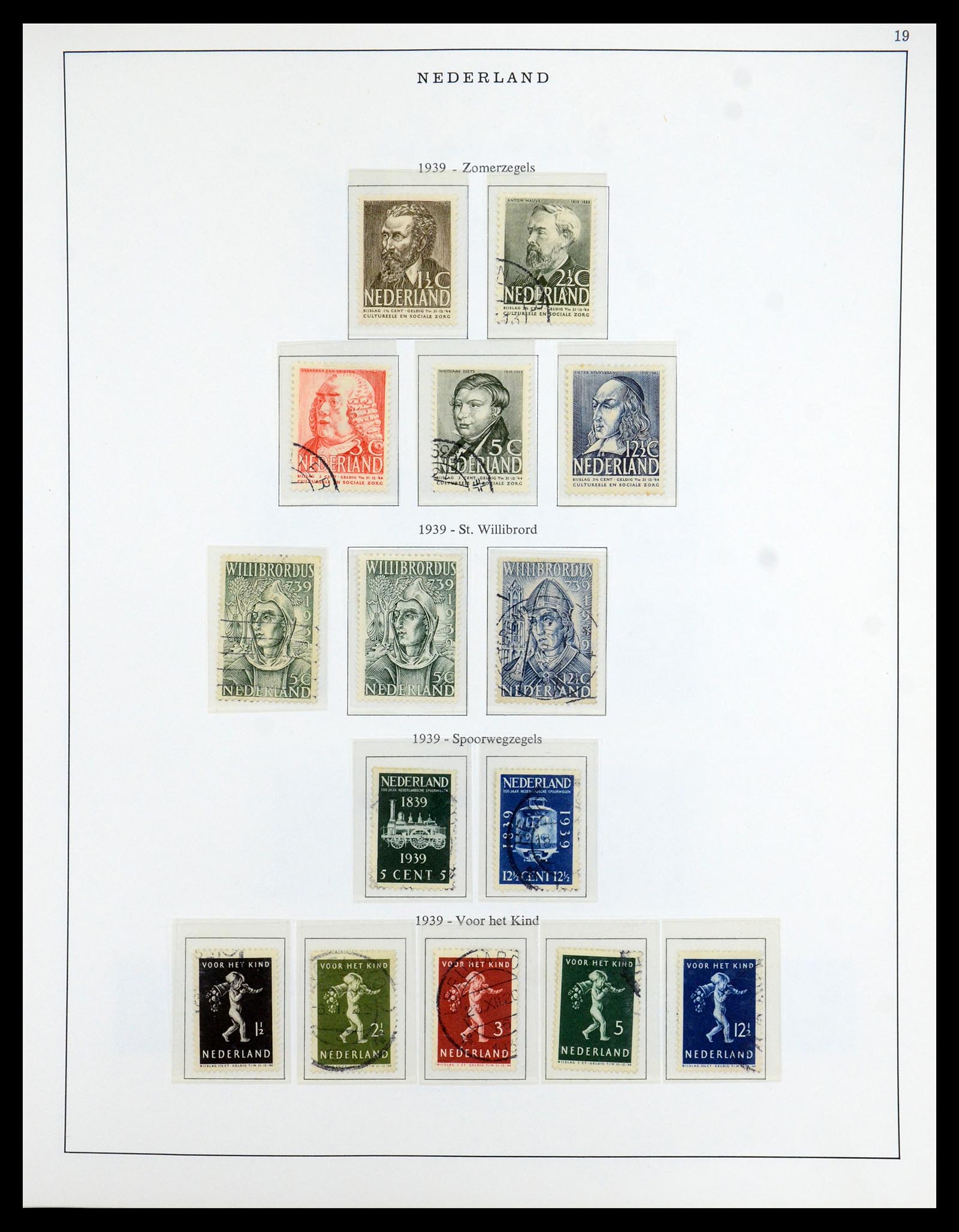 35938 019 - Postzegelverzameling 35938 Nederland 1852-1975.