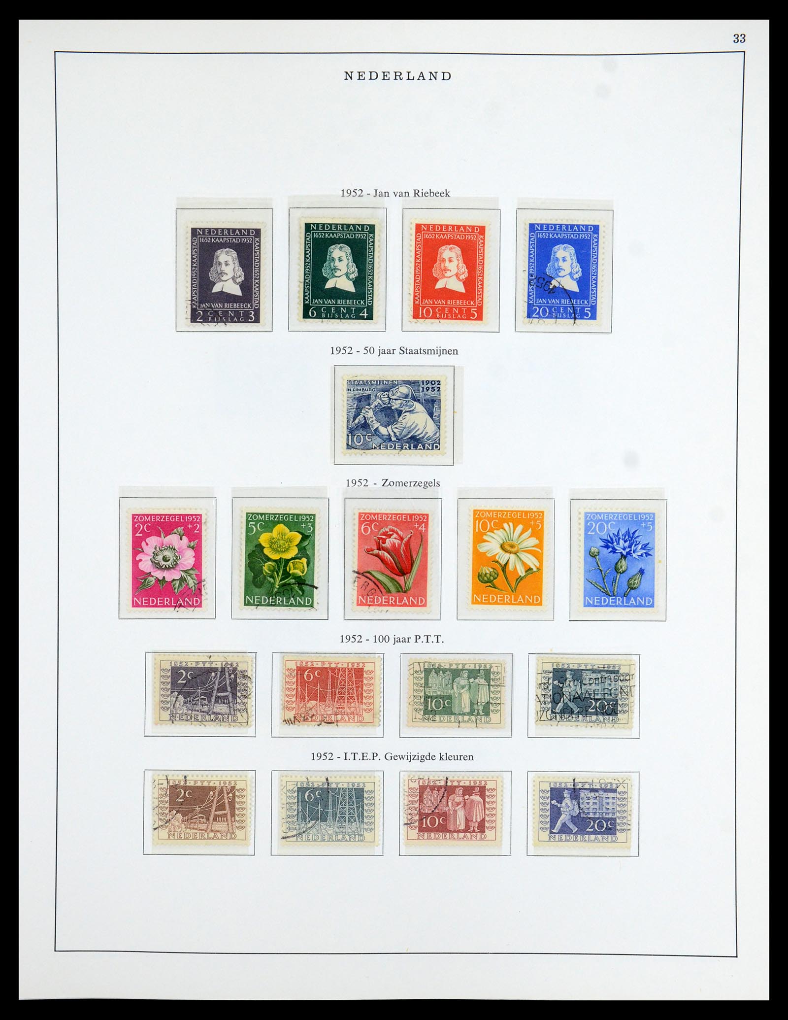 35938 033 - Postzegelverzameling 35938 Nederland 1852-1975.