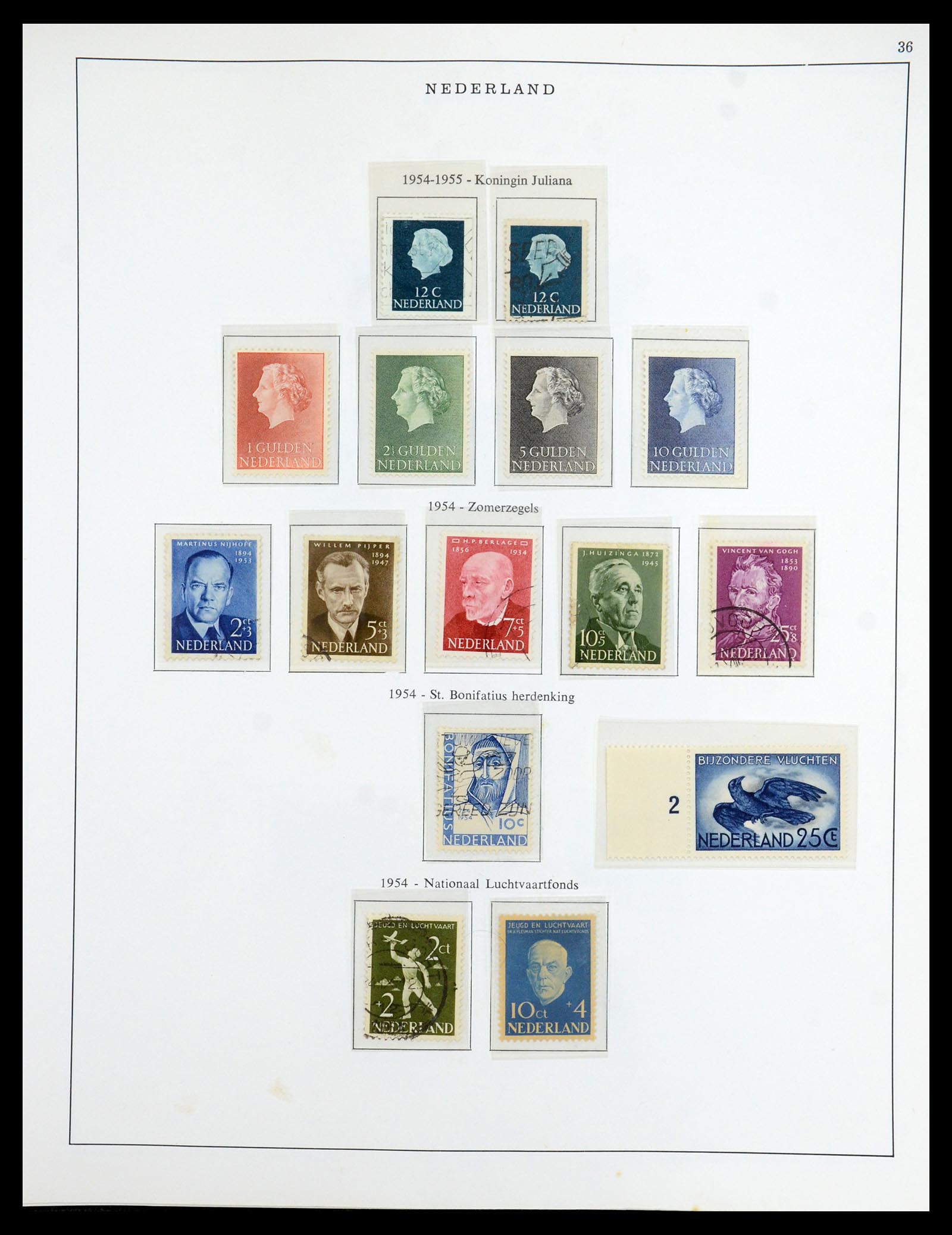 35938 036 - Postzegelverzameling 35938 Nederland 1852-1975.