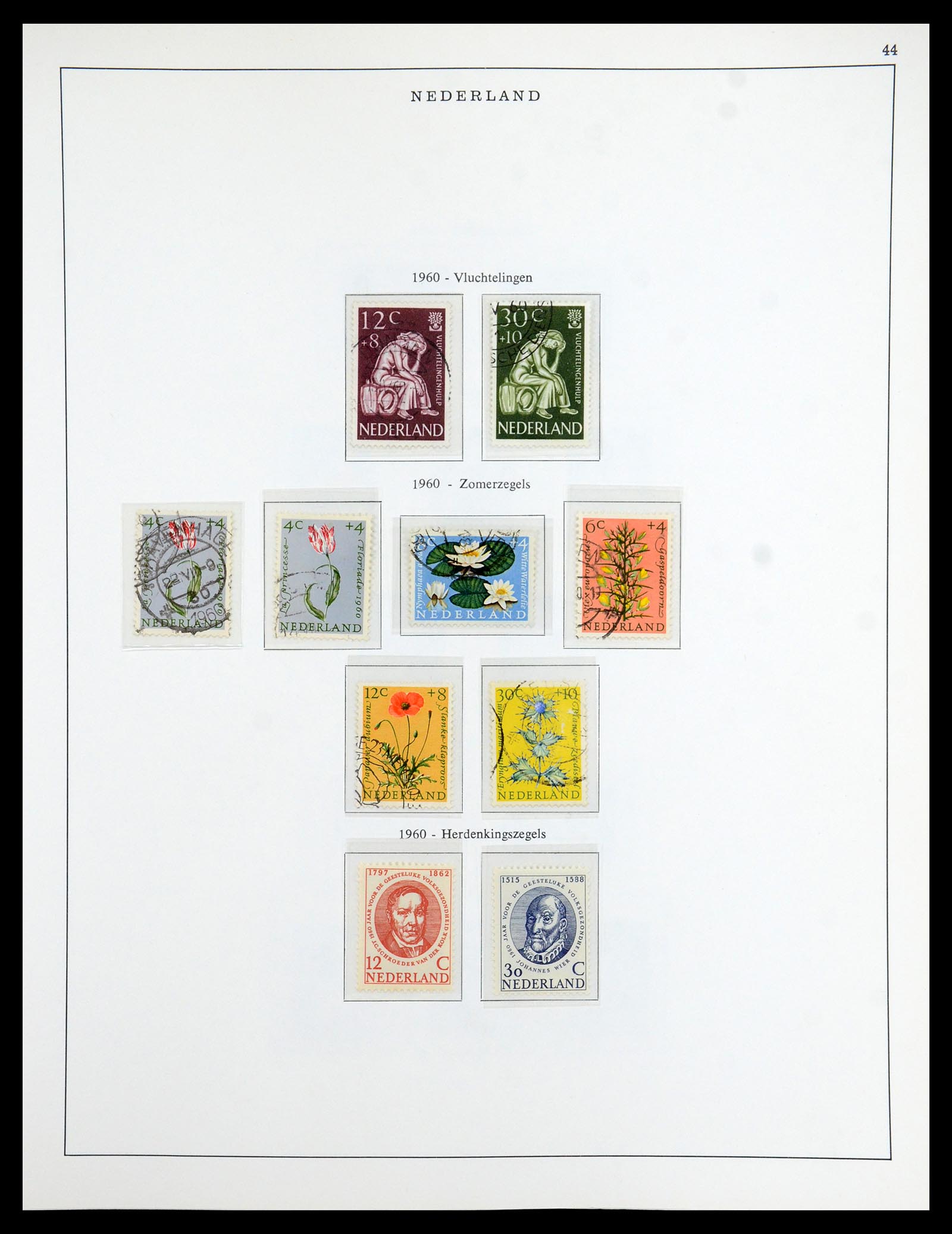 35938 044 - Postzegelverzameling 35938 Nederland 1852-1975.