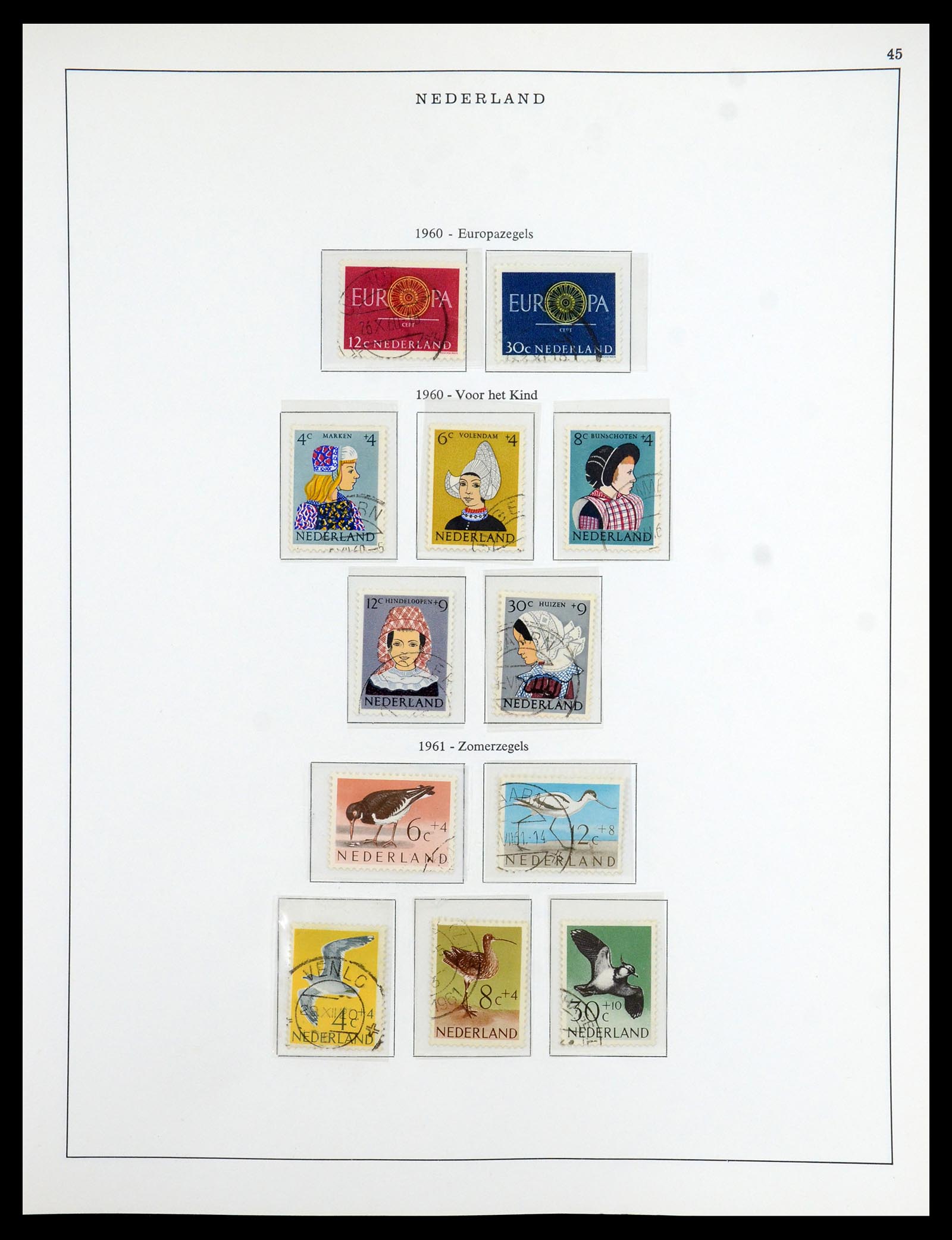35938 045 - Postzegelverzameling 35938 Nederland 1852-1975.