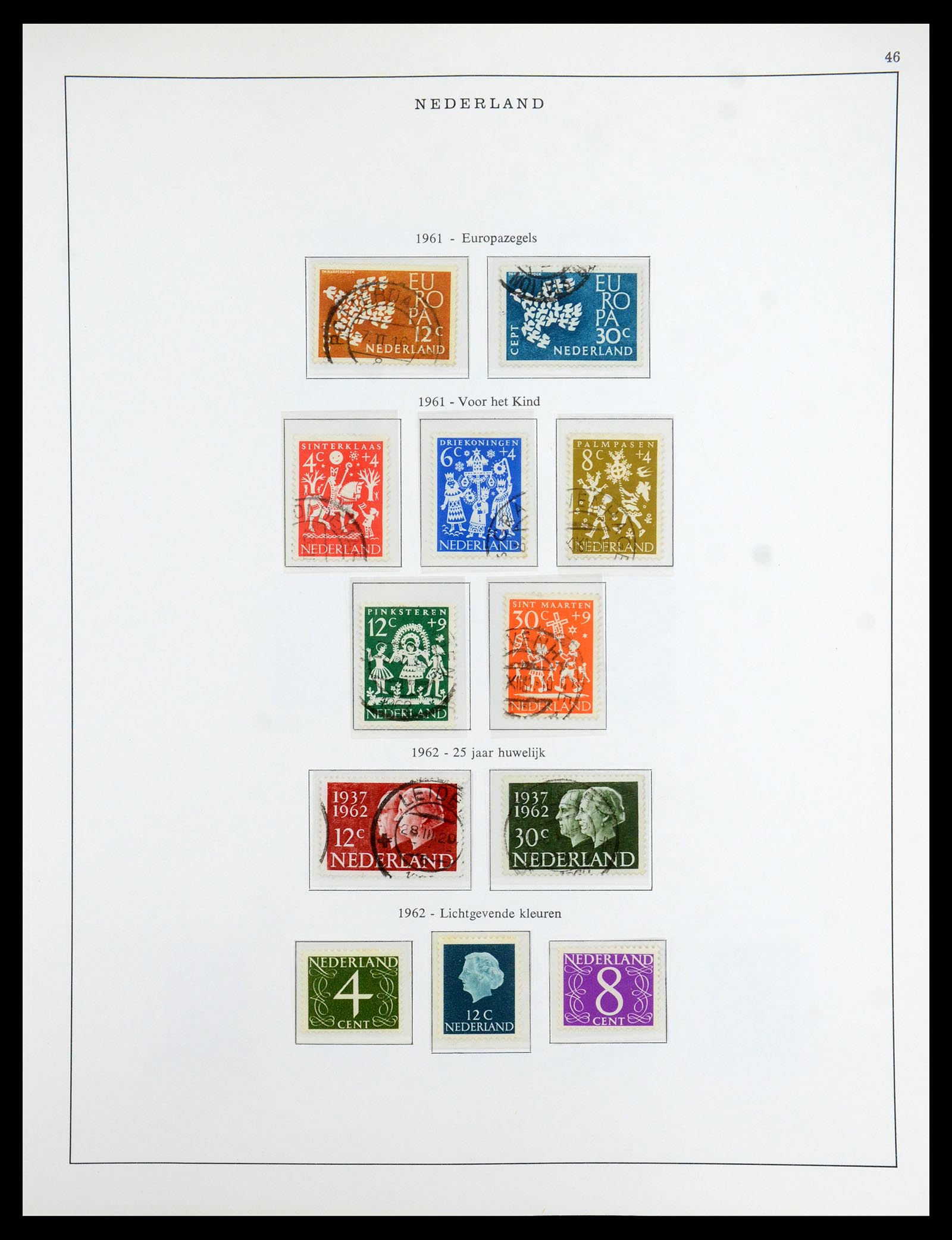 35938 046 - Postzegelverzameling 35938 Nederland 1852-1975.