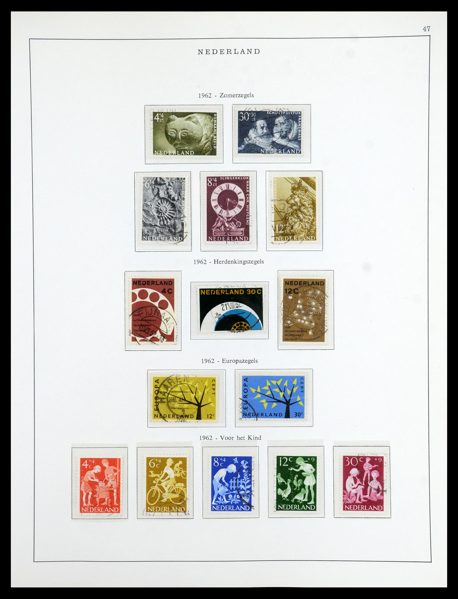 35938 047 - Postzegelverzameling 35938 Nederland 1852-1975.