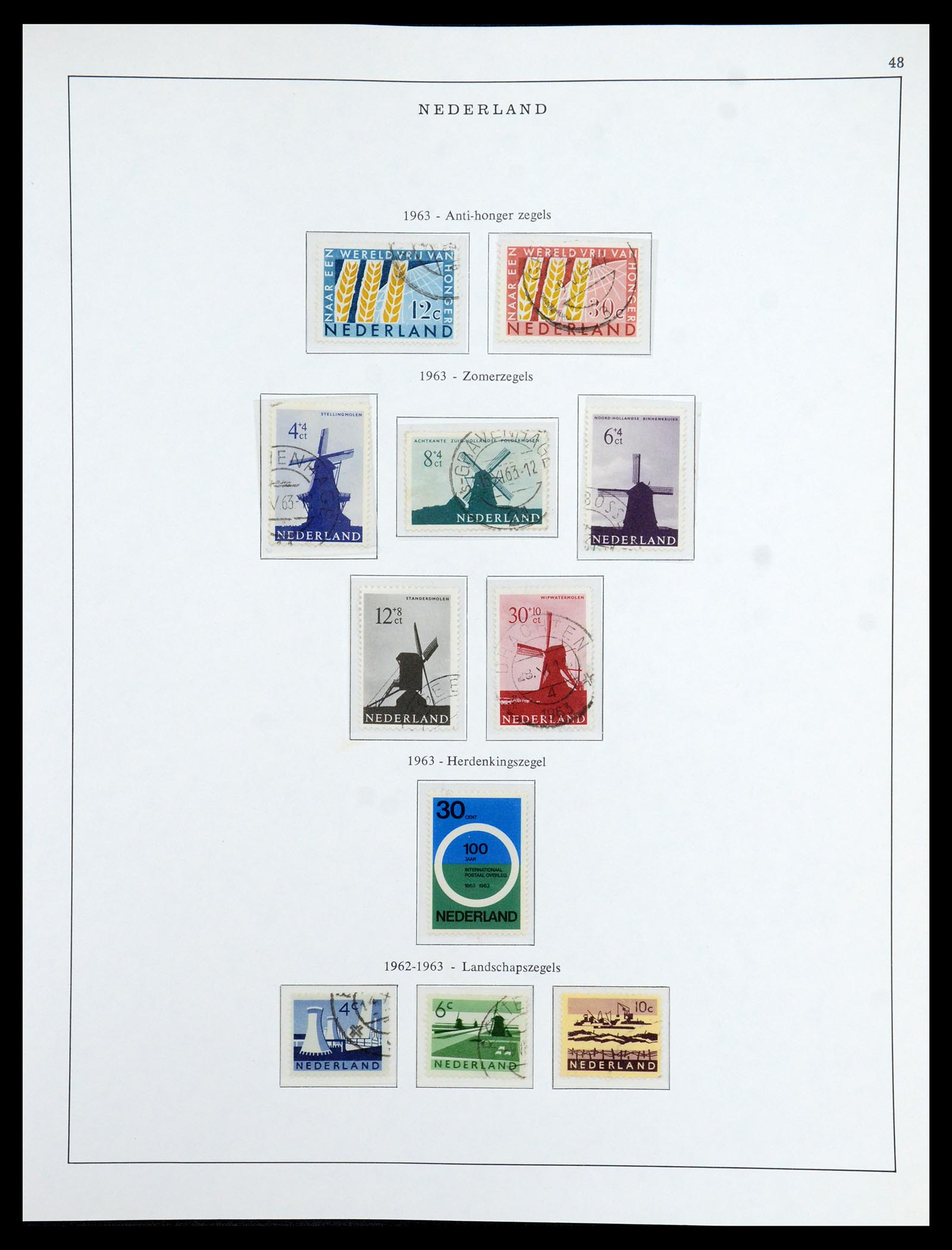 35938 048 - Postzegelverzameling 35938 Nederland 1852-1975.