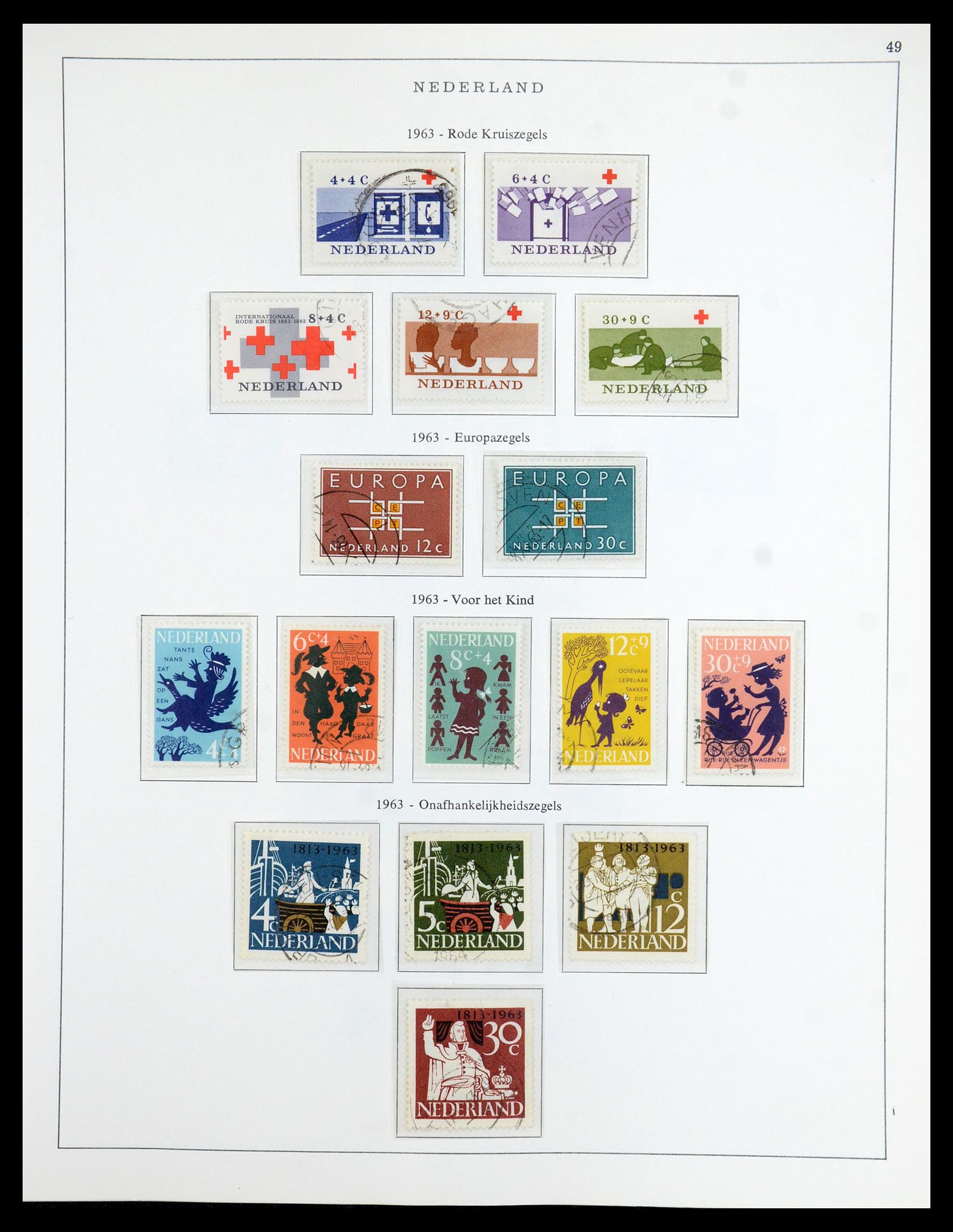 35938 049 - Postzegelverzameling 35938 Nederland 1852-1975.