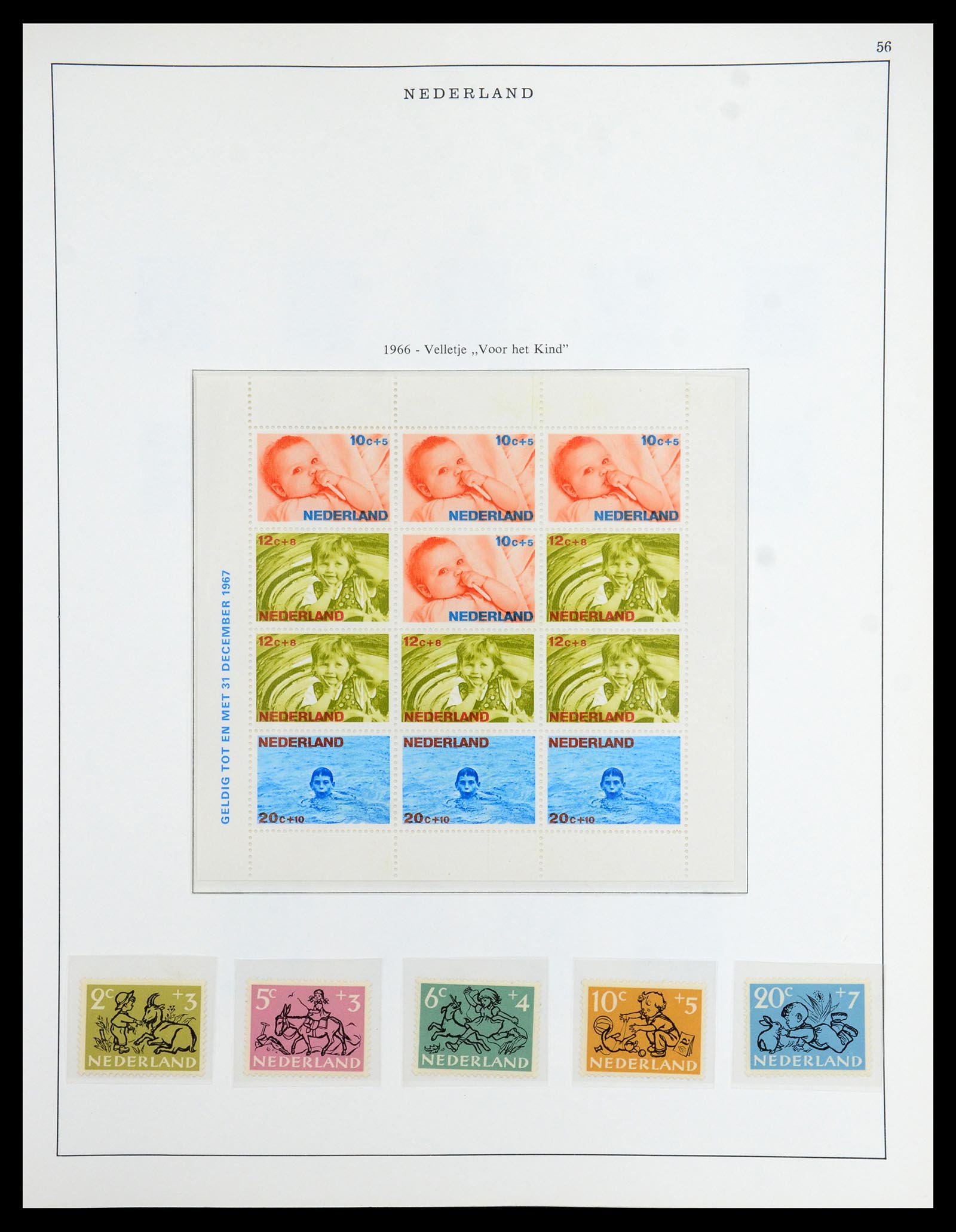 35938 056 - Postzegelverzameling 35938 Nederland 1852-1975.