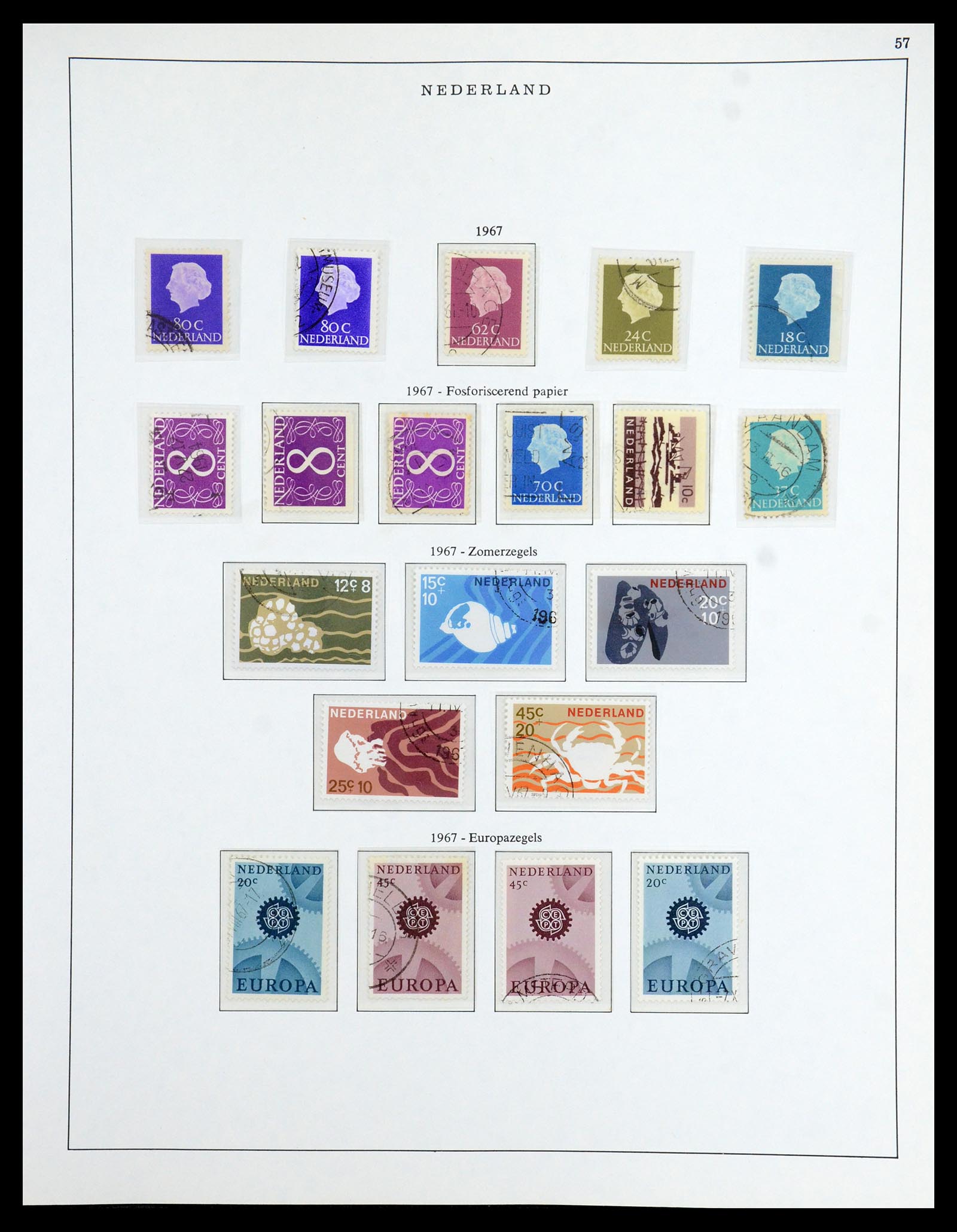 35938 057 - Postzegelverzameling 35938 Nederland 1852-1975.