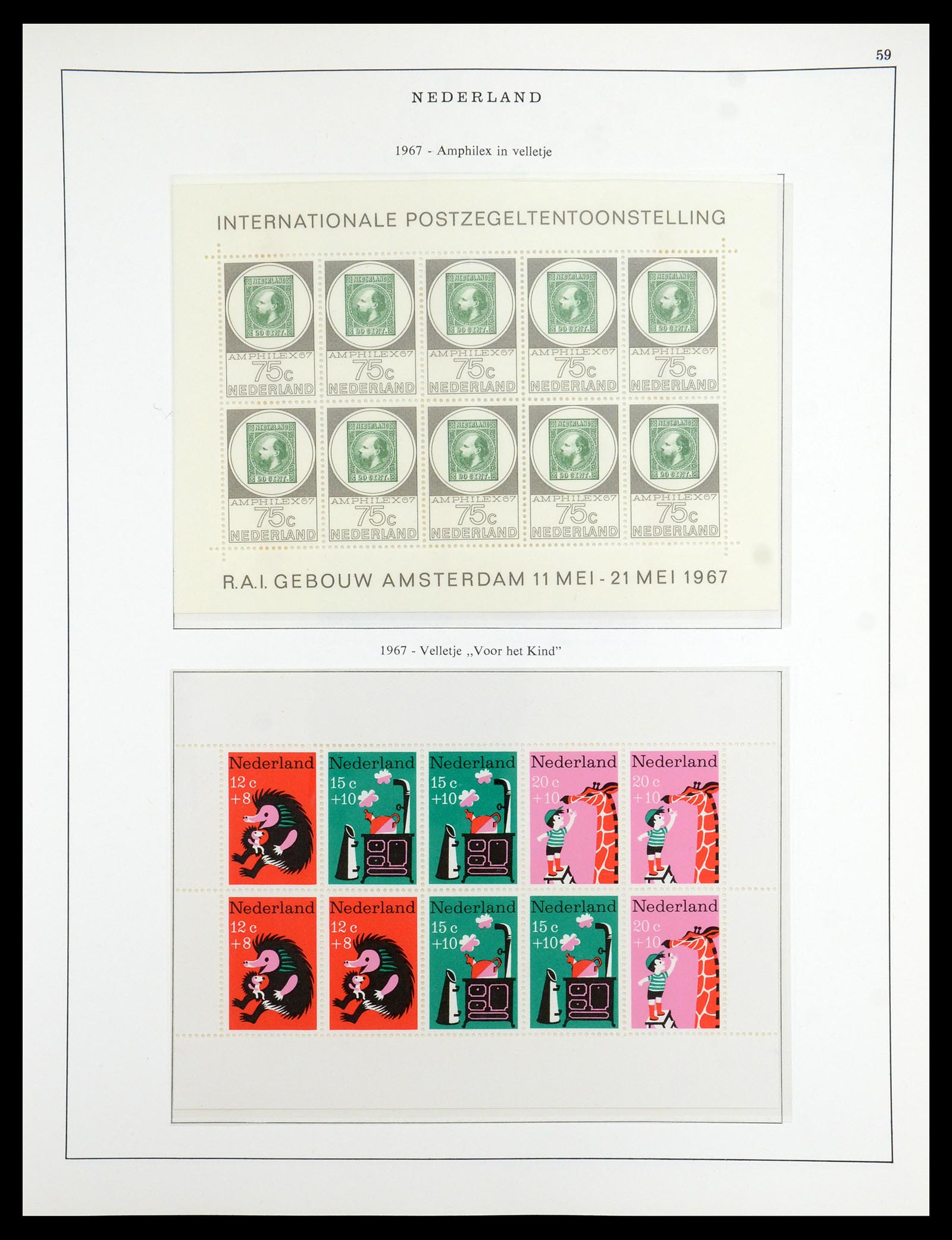 35938 060 - Postzegelverzameling 35938 Nederland 1852-1975.