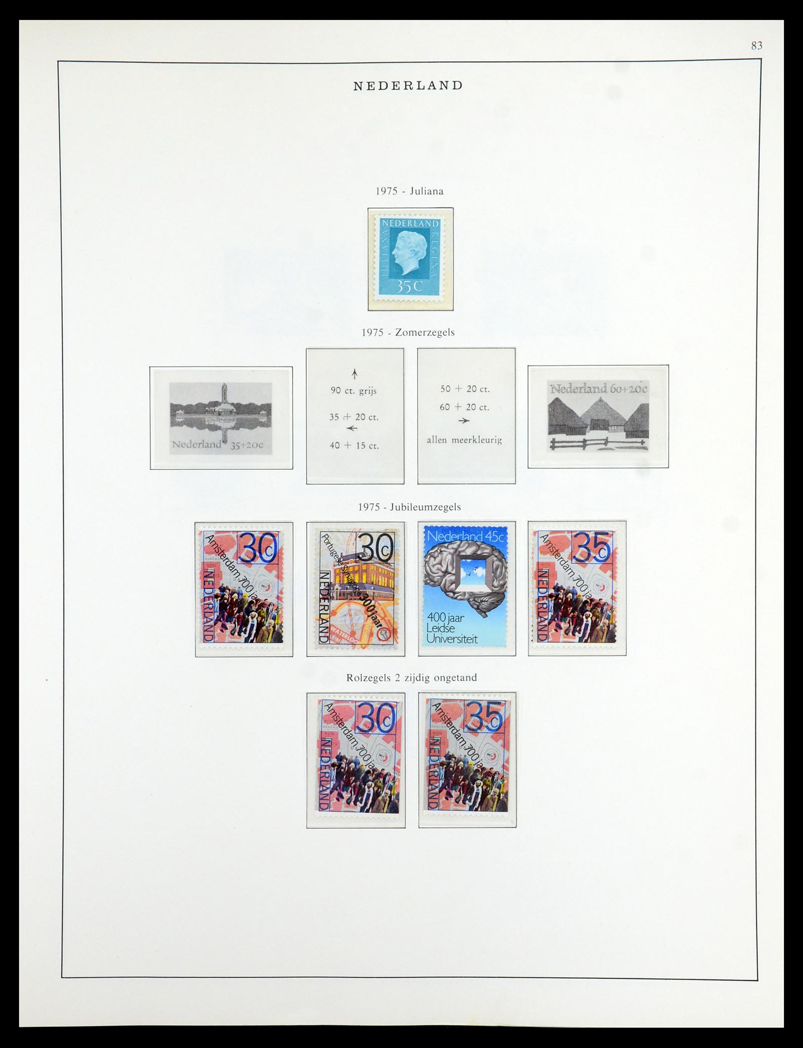 35938 083 - Stamp Collection 35938 Netherlands 1852-1975.