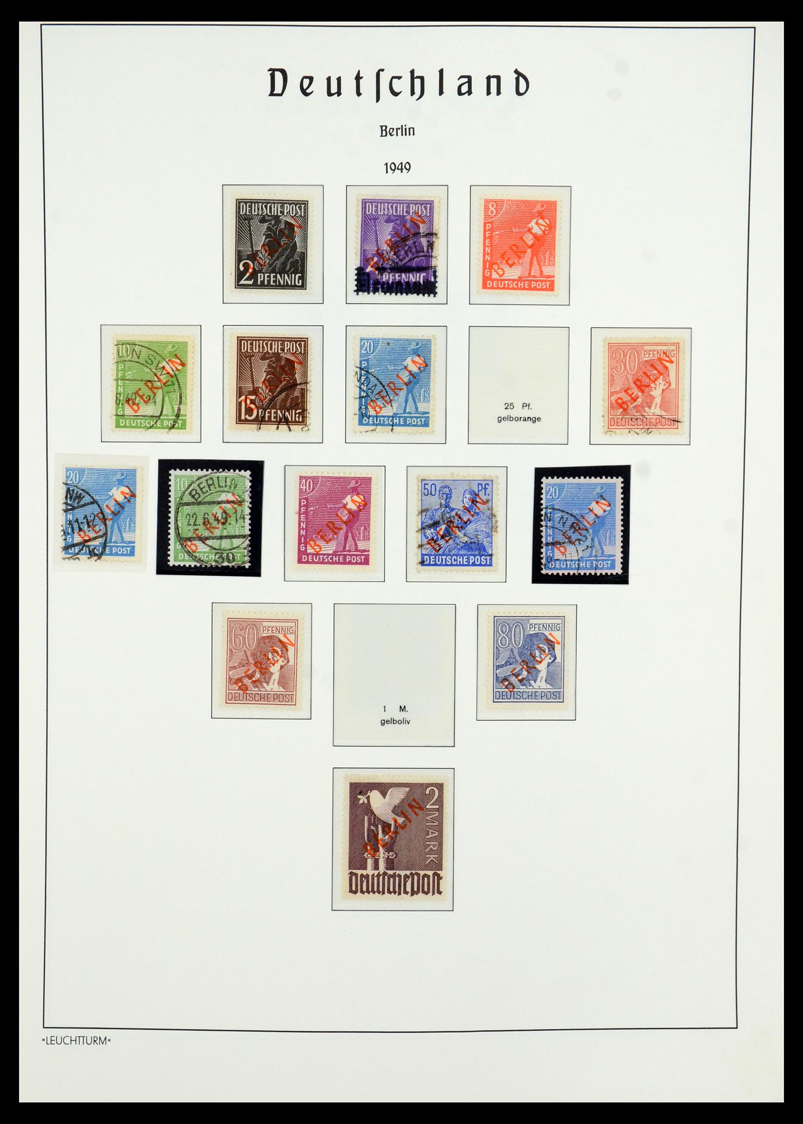 35939 002 - Postzegelverzameling 35939 Berlijn 1948-1990.