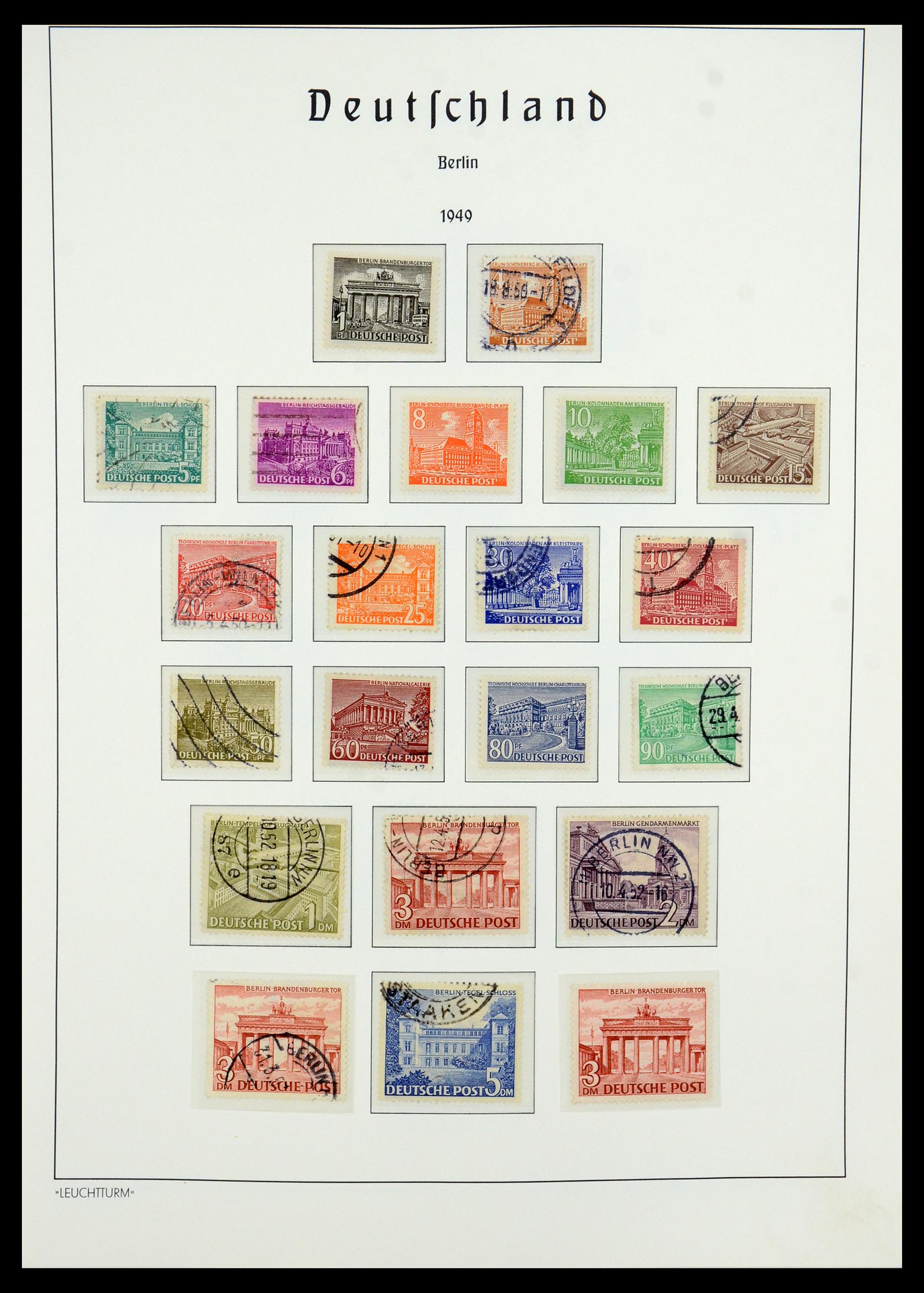 35939 004 - Postzegelverzameling 35939 Berlijn 1948-1990.