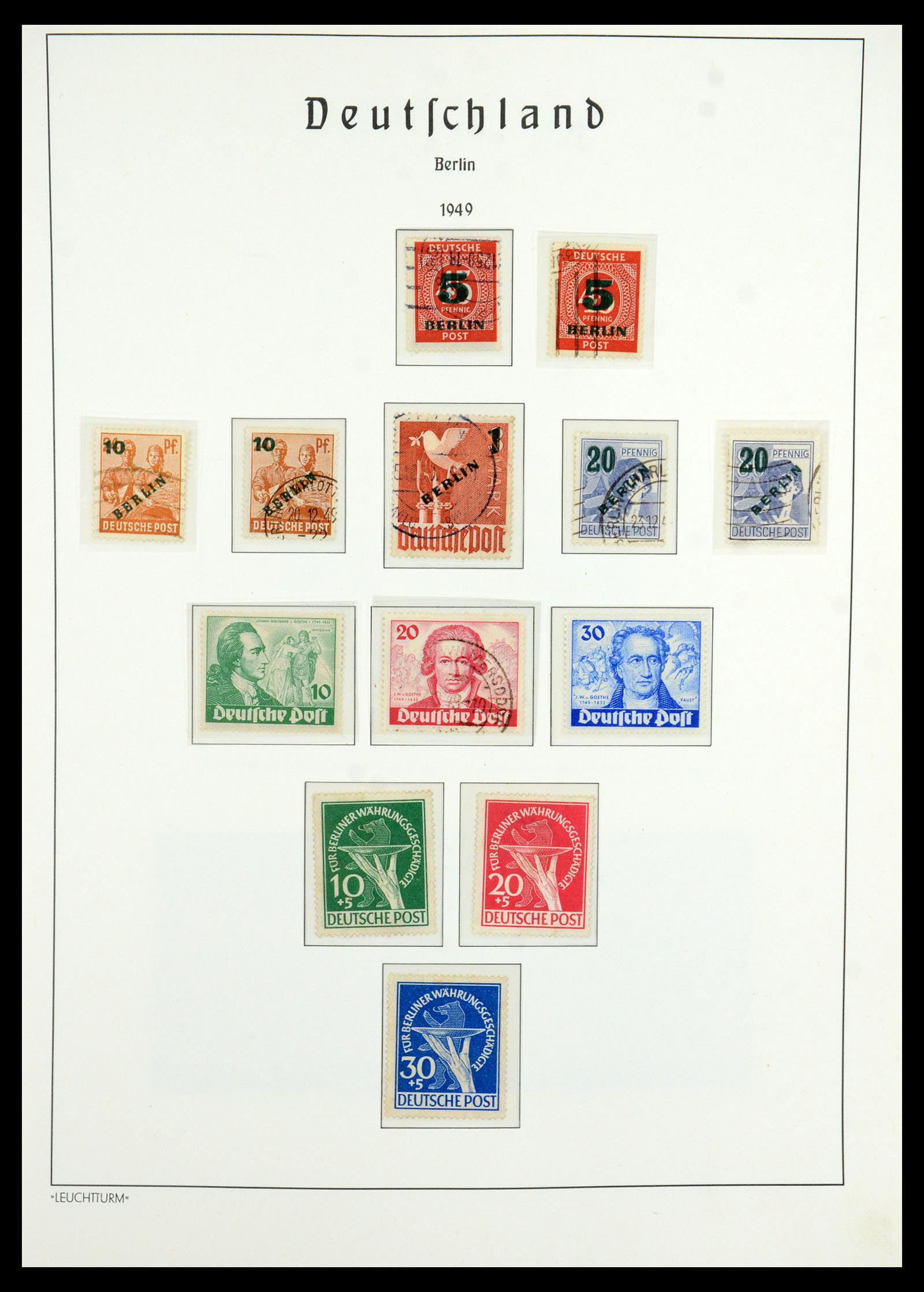 35939 005 - Postzegelverzameling 35939 Berlijn 1948-1990.