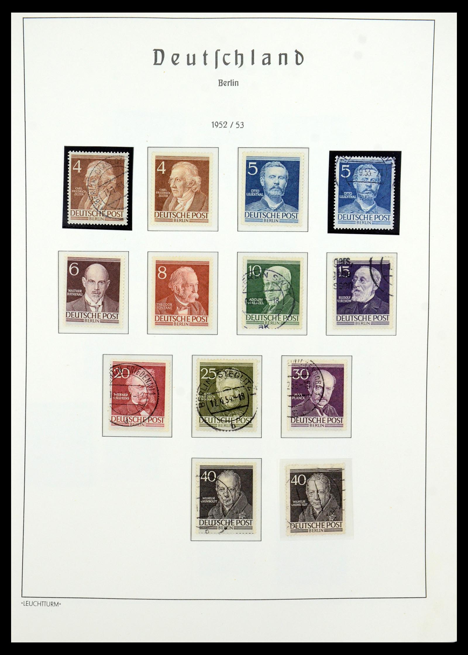 35939 009 - Postzegelverzameling 35939 Berlijn 1948-1990.