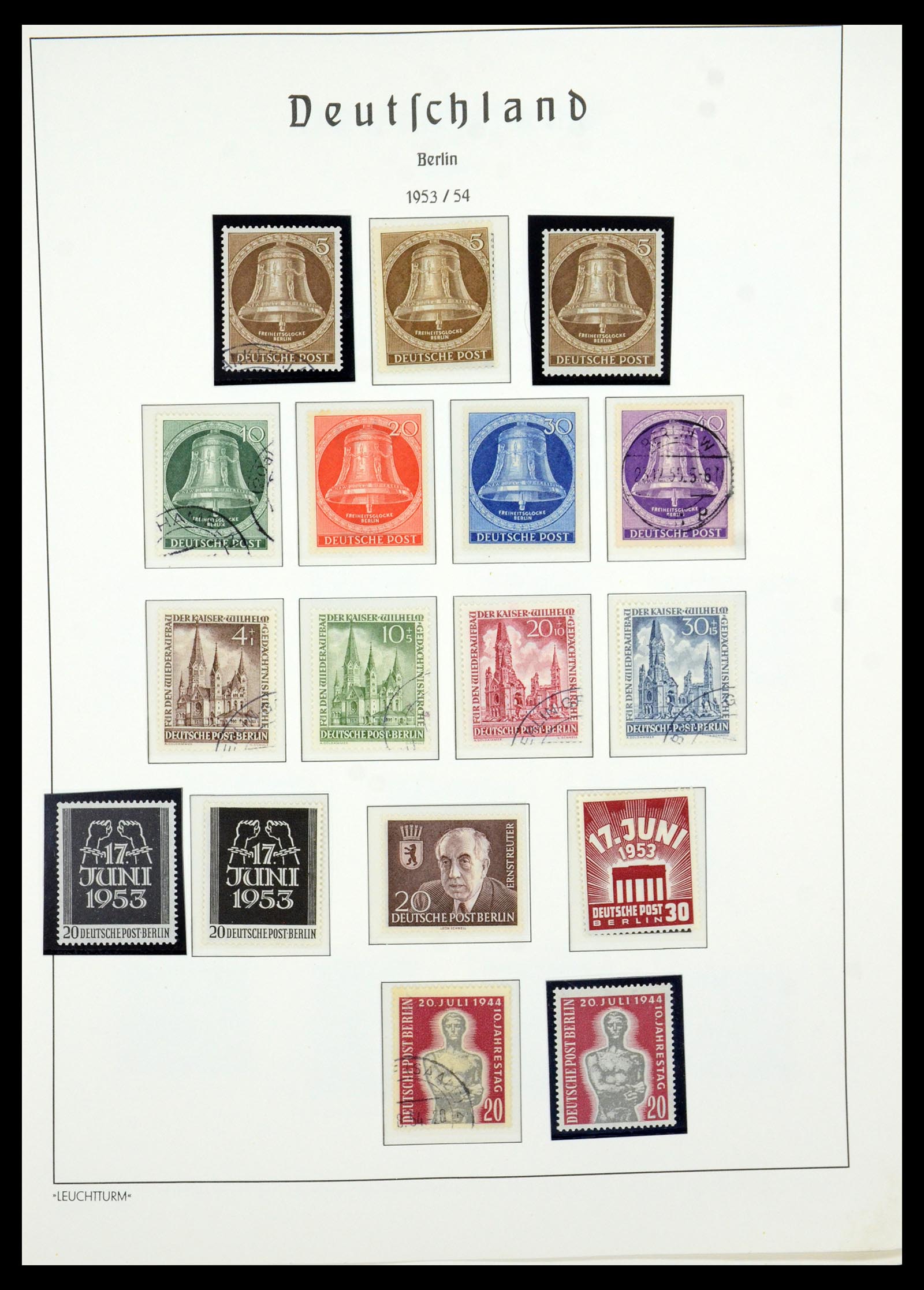 35939 010 - Postzegelverzameling 35939 Berlijn 1948-1990.