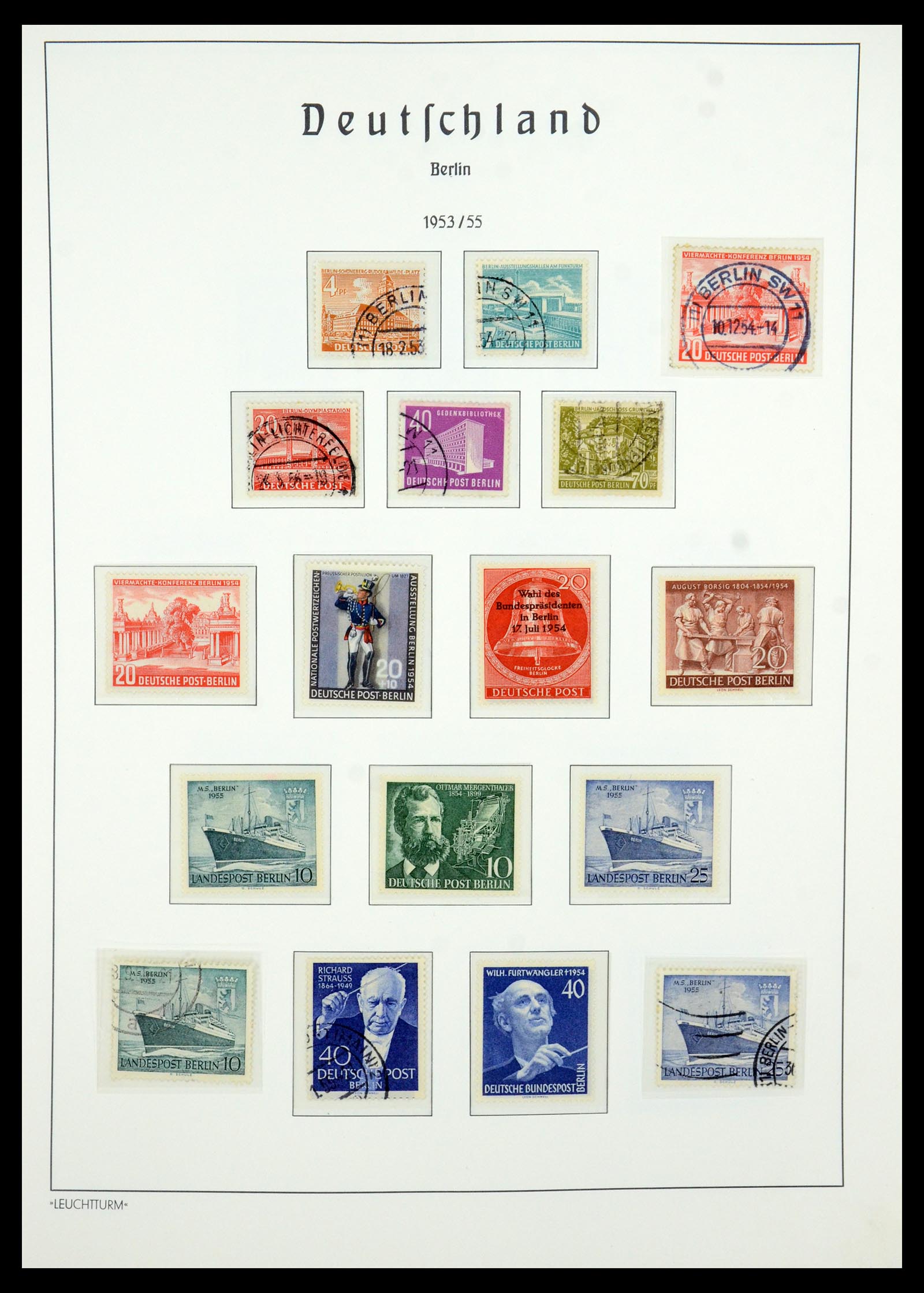 35939 011 - Postzegelverzameling 35939 Berlijn 1948-1990.