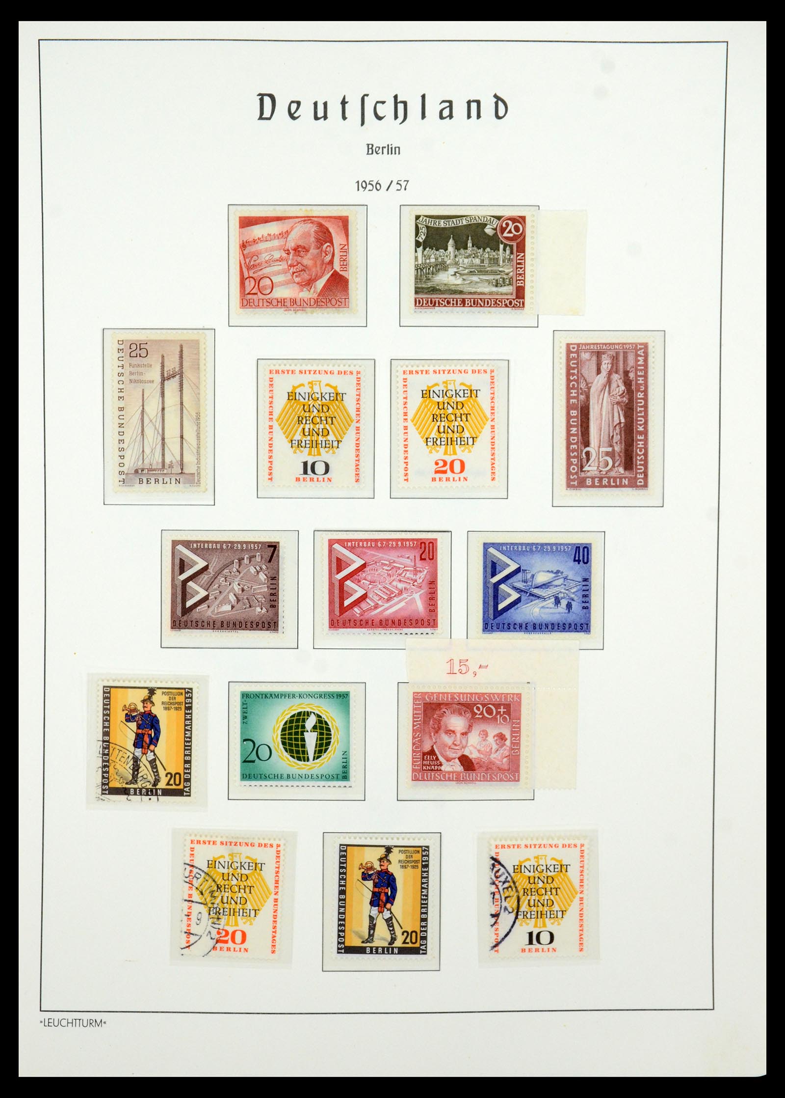 35939 014 - Postzegelverzameling 35939 Berlijn 1948-1990.