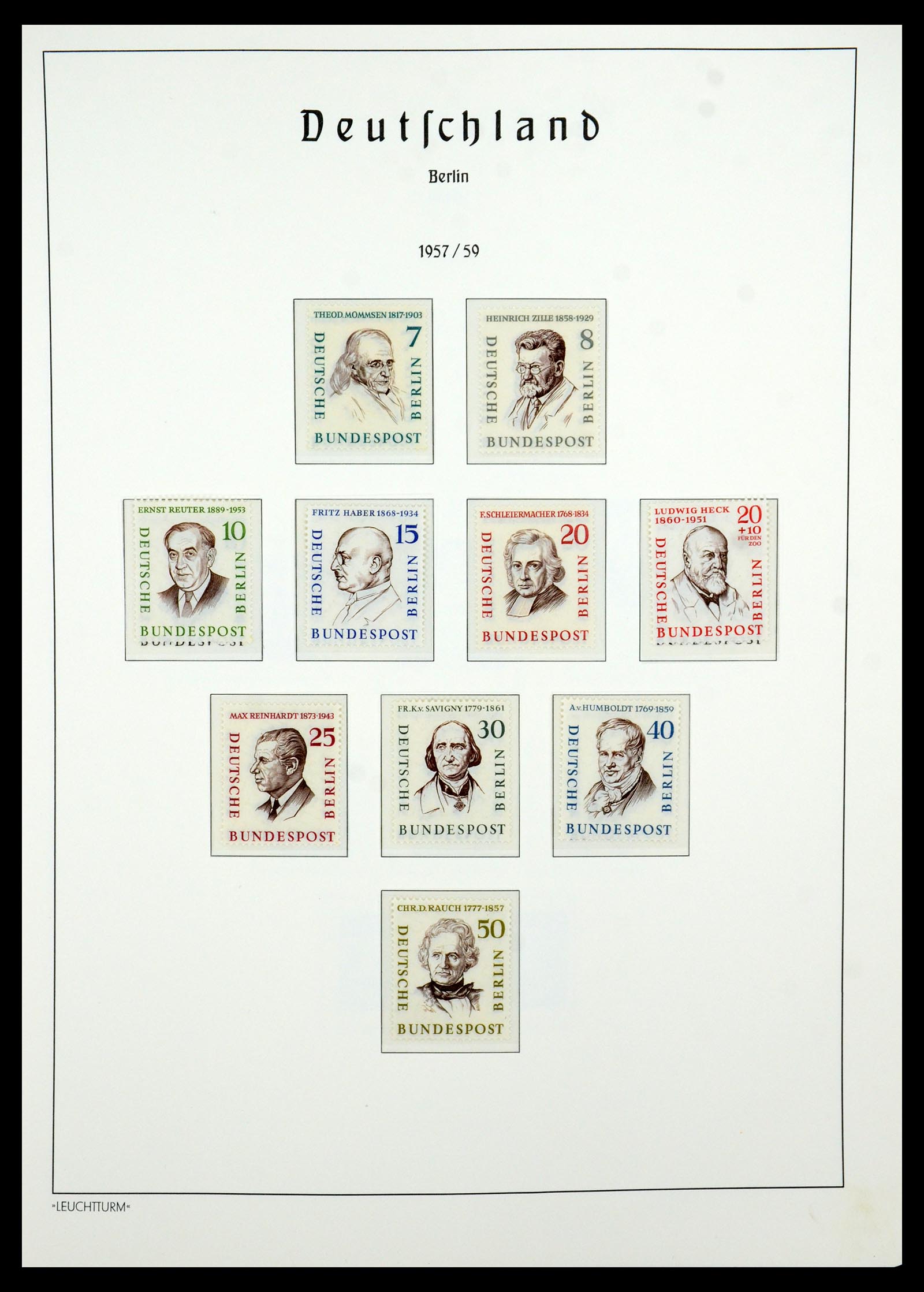 35939 015 - Postzegelverzameling 35939 Berlijn 1948-1990.