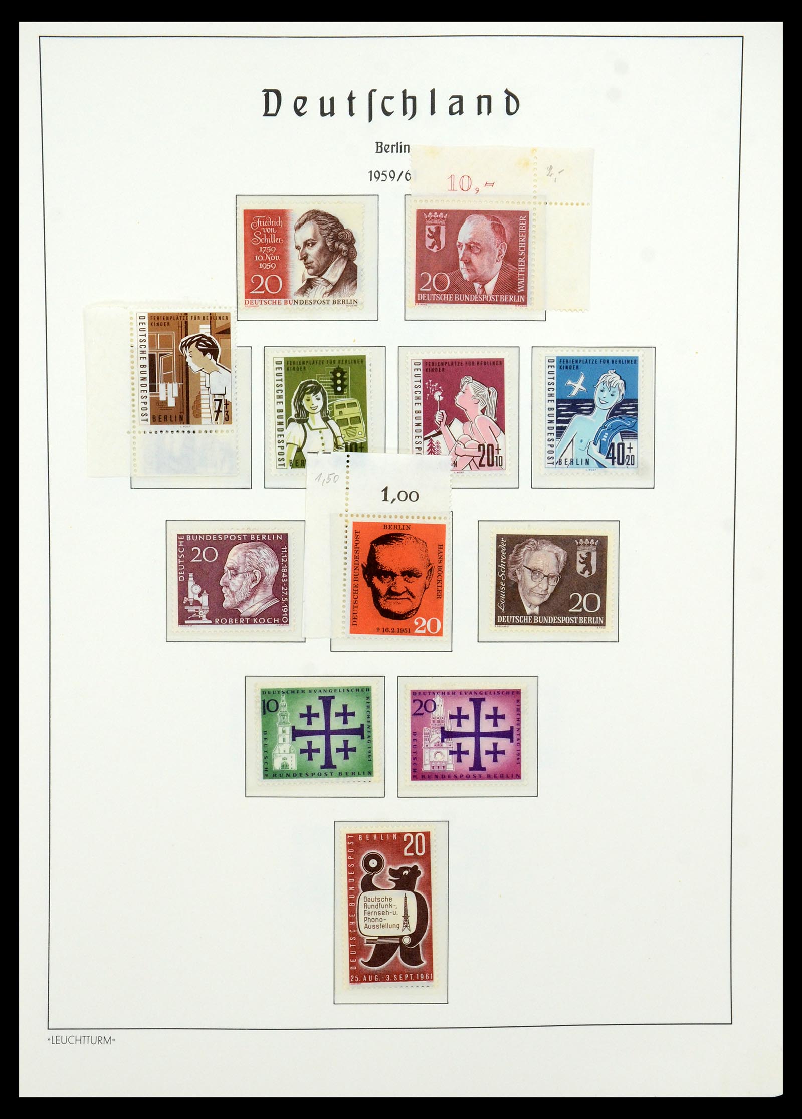 35939 017 - Postzegelverzameling 35939 Berlijn 1948-1990.