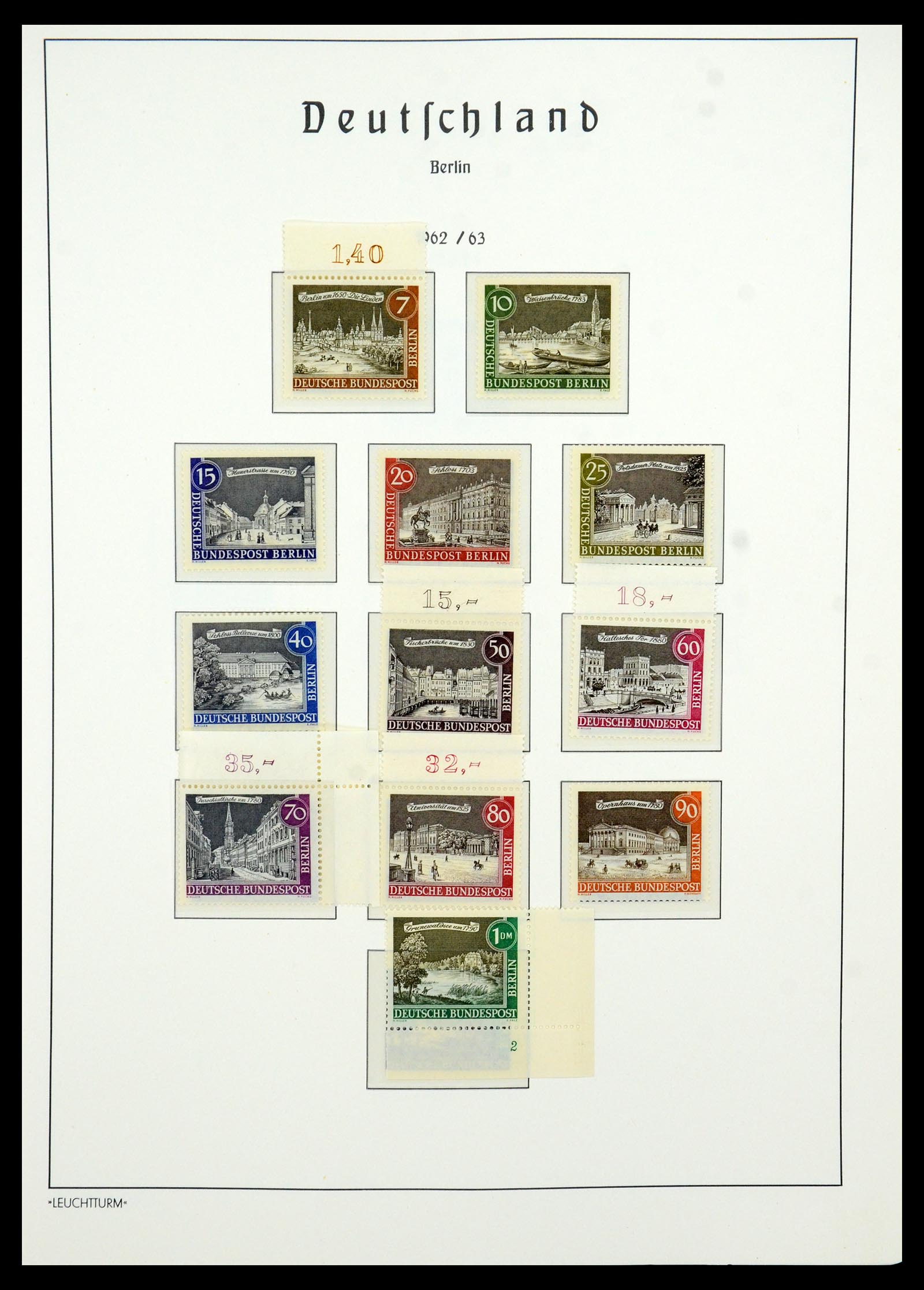 35939 019 - Postzegelverzameling 35939 Berlijn 1948-1990.