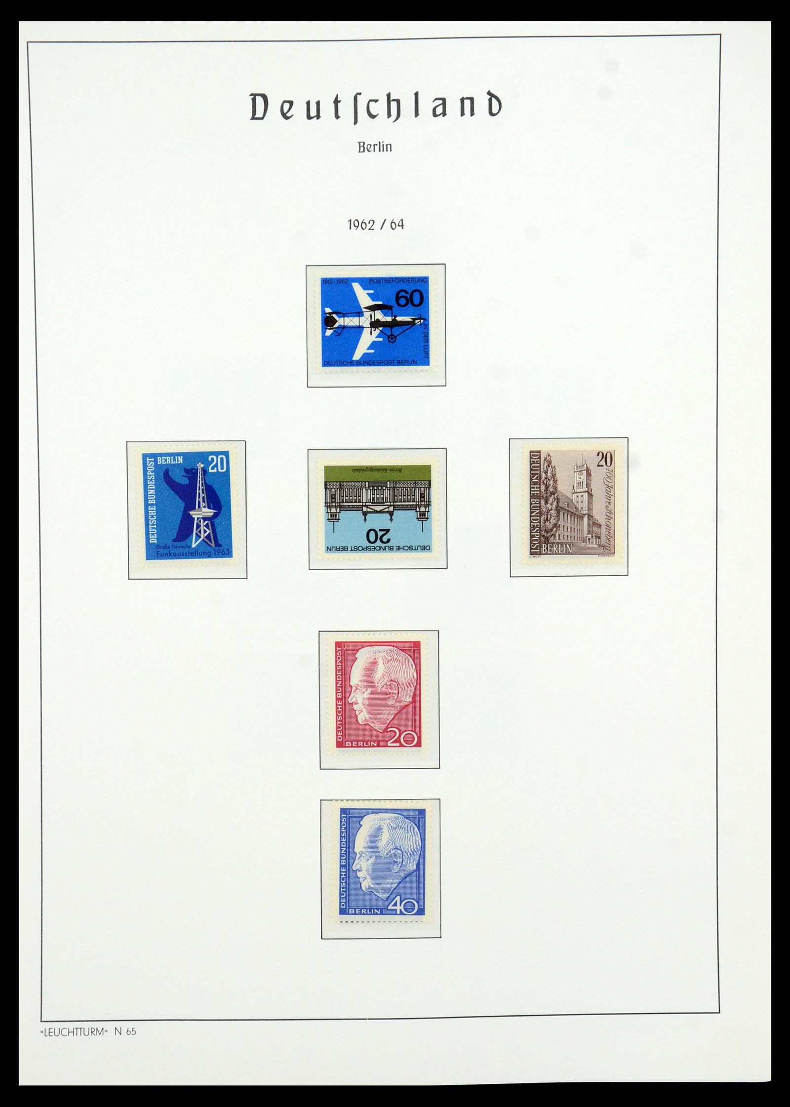 35939 020 - Postzegelverzameling 35939 Berlijn 1948-1990.