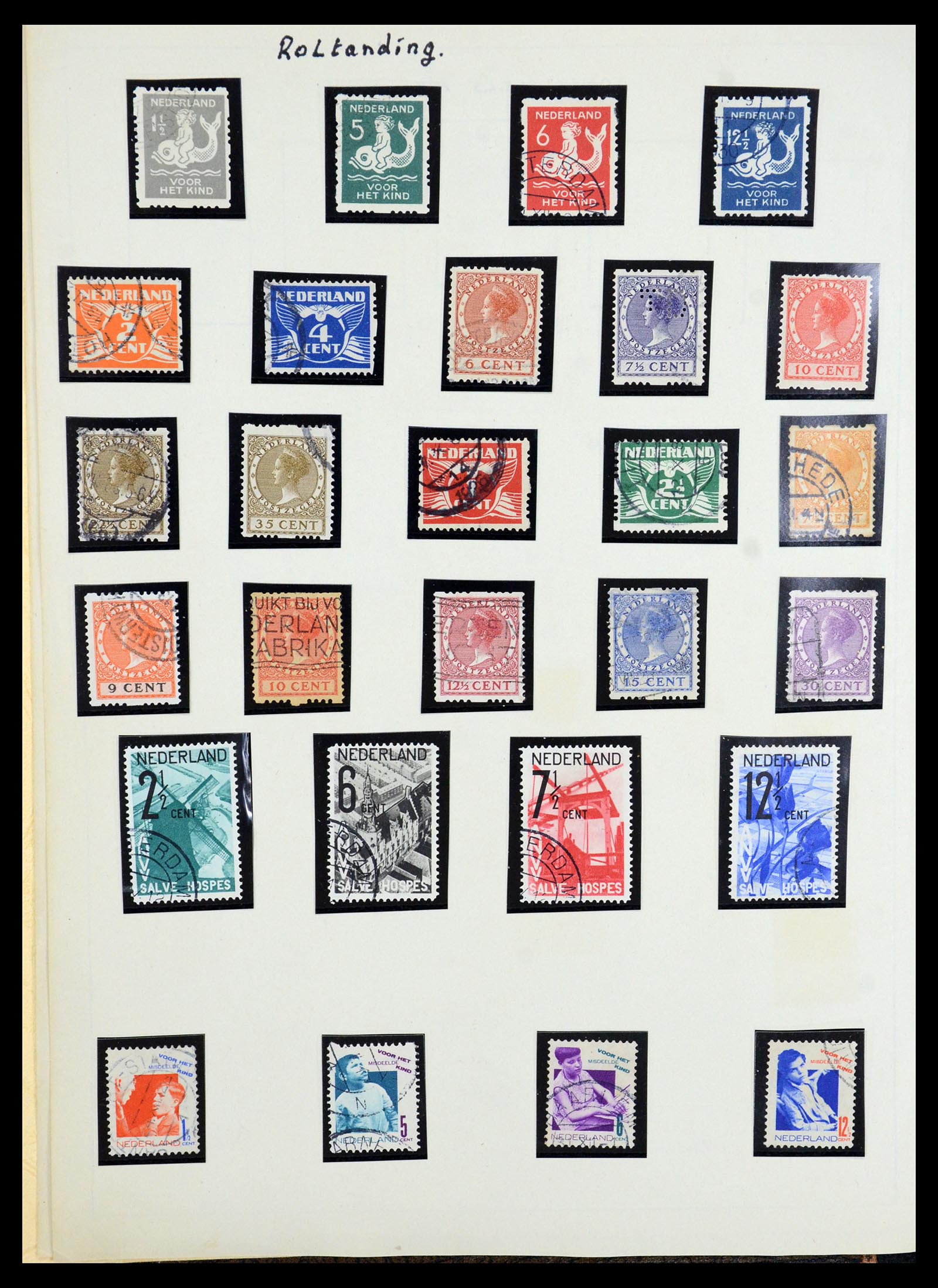 35940 004 - Postzegelverzameling 35940 Nederland en overzeese gebiedsdelen 1852-1