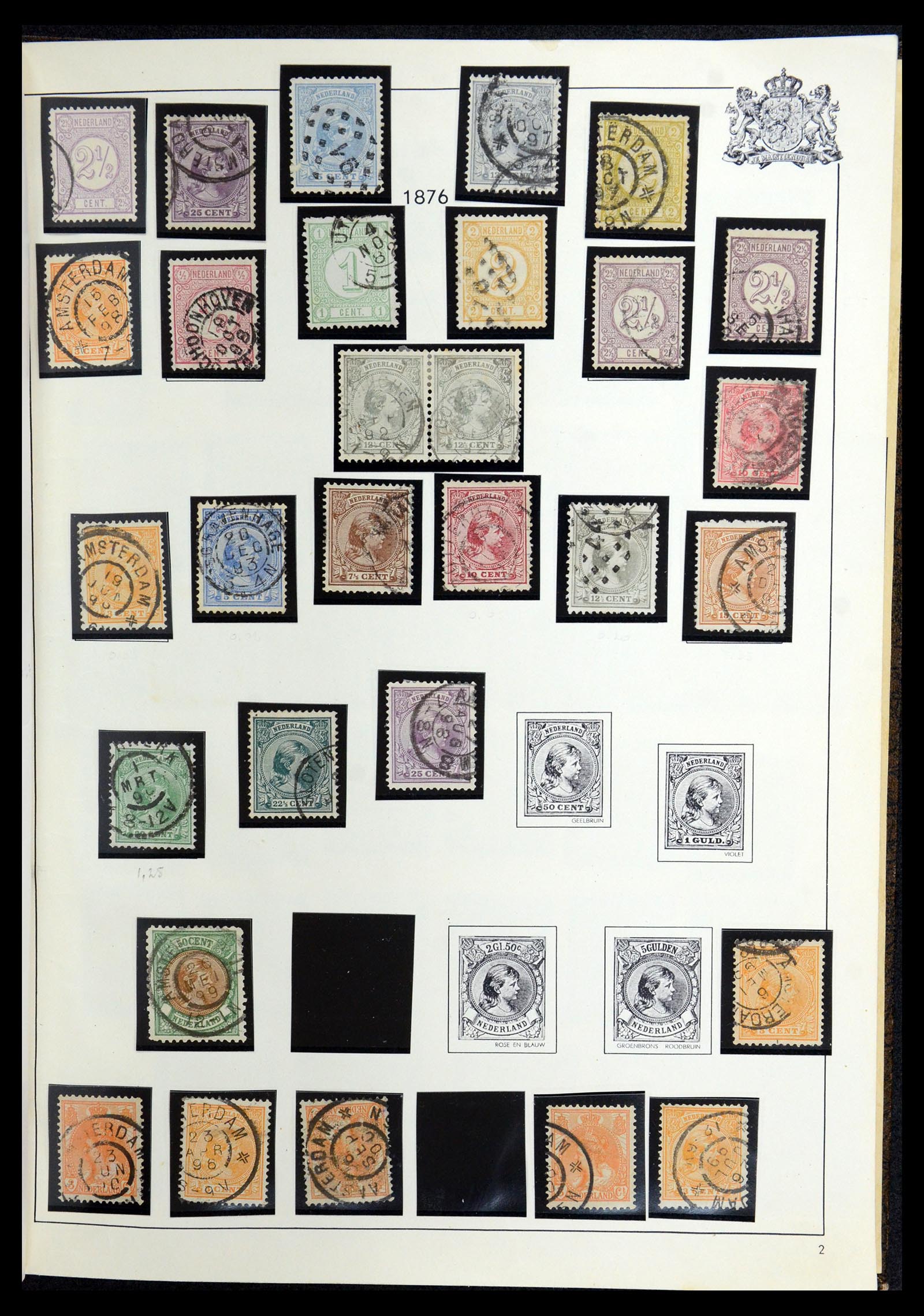 35940 006 - Postzegelverzameling 35940 Nederland en overzeese gebiedsdelen 1852-1
