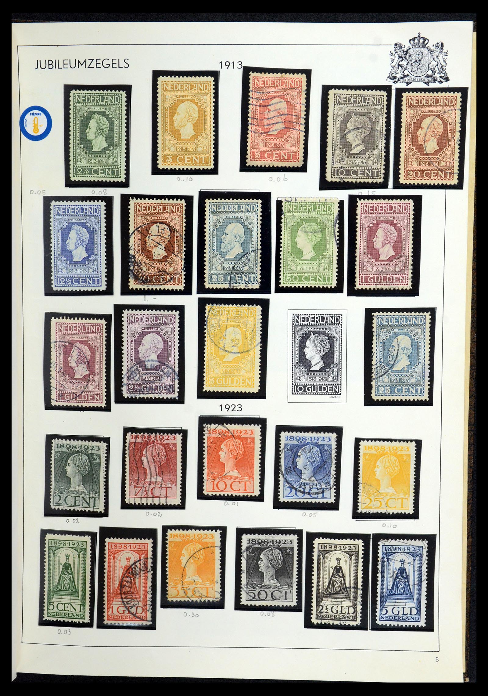35940 009 - Postzegelverzameling 35940 Nederland en overzeese gebiedsdelen 1852-1