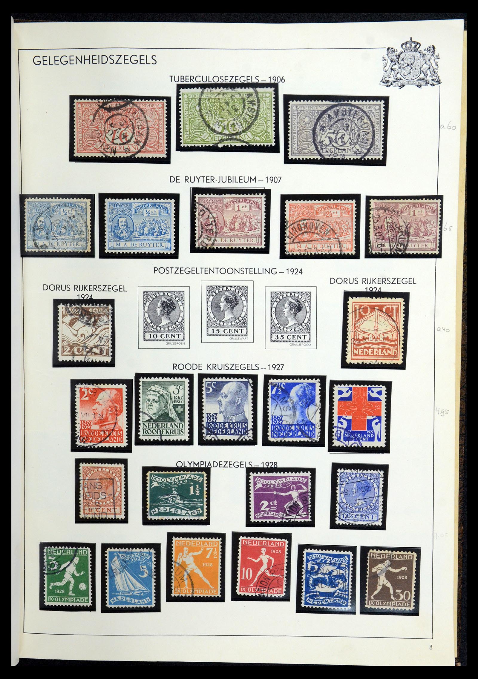 35940 012 - Stamp Collection 35940 Netherlands and territories 1852-1958.