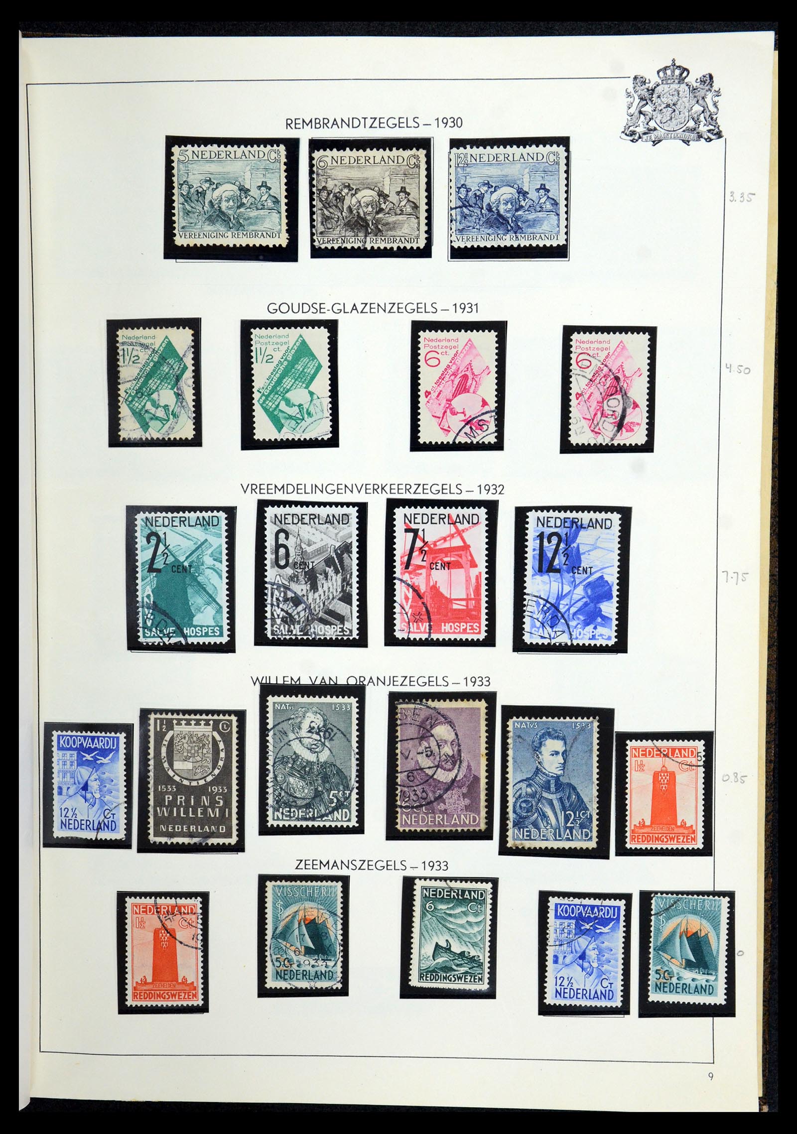 35940 013 - Postzegelverzameling 35940 Nederland en overzeese gebiedsdelen 1852-1