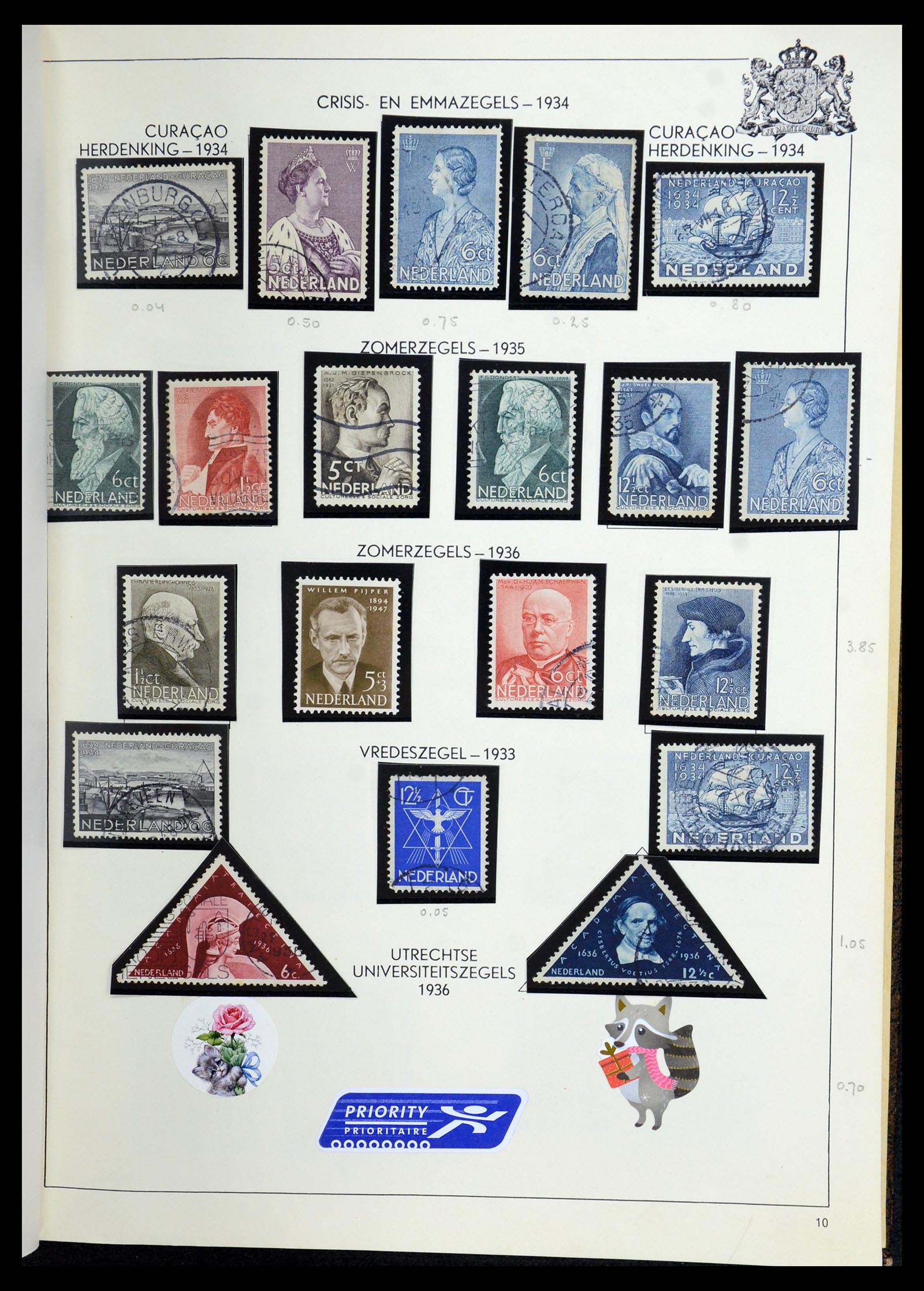35940 014 - Postzegelverzameling 35940 Nederland en overzeese gebiedsdelen 1852-1