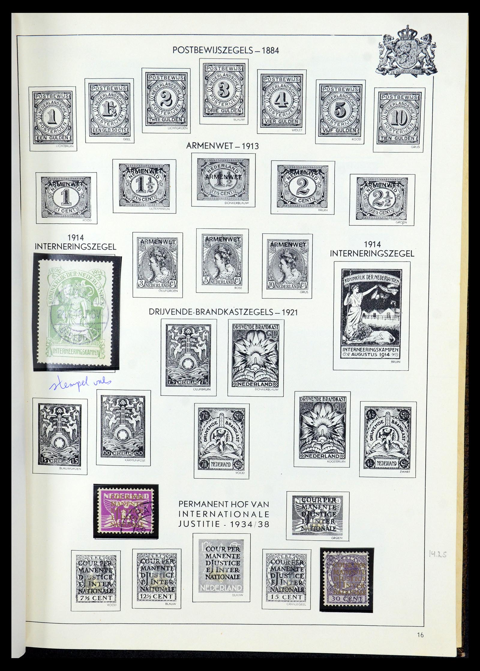 35940 020 - Postzegelverzameling 35940 Nederland en overzeese gebiedsdelen 1852-1