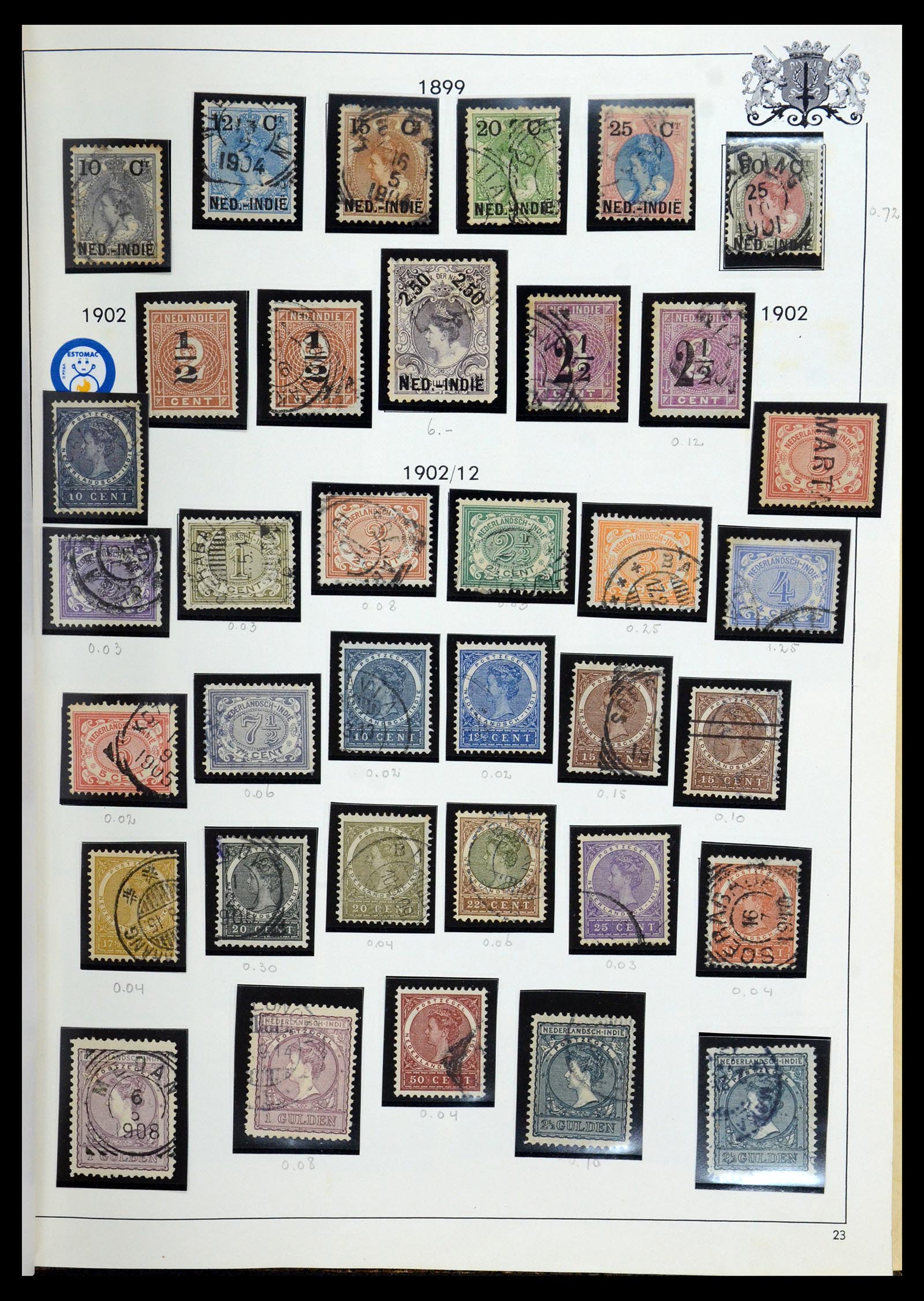 35940 026 - Postzegelverzameling 35940 Nederland en overzeese gebiedsdelen 1852-1