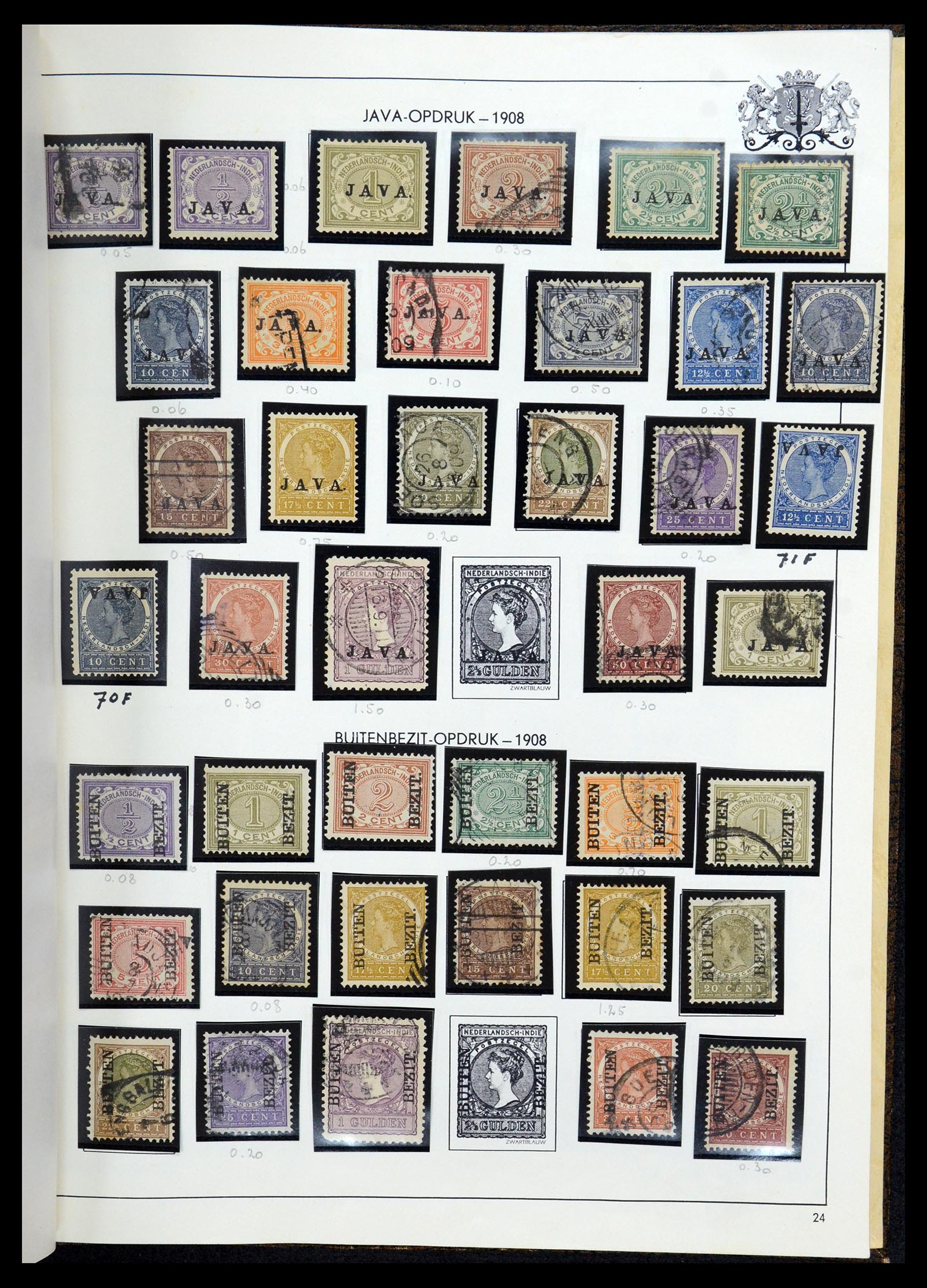 35940 027 - Stamp Collection 35940 Netherlands and territories 1852-1958.