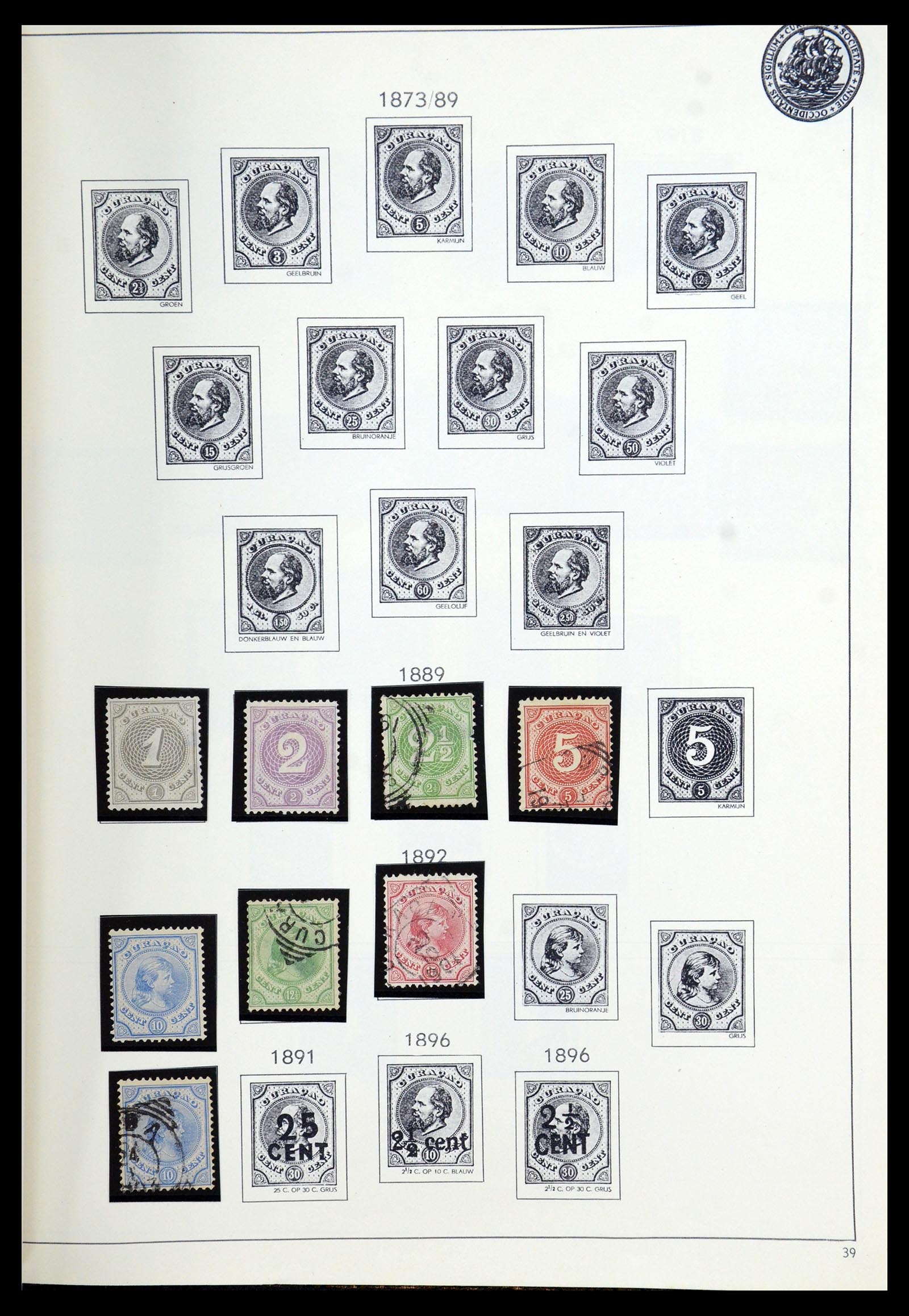 35940 041 - Stamp Collection 35940 Netherlands and territories 1852-1958.