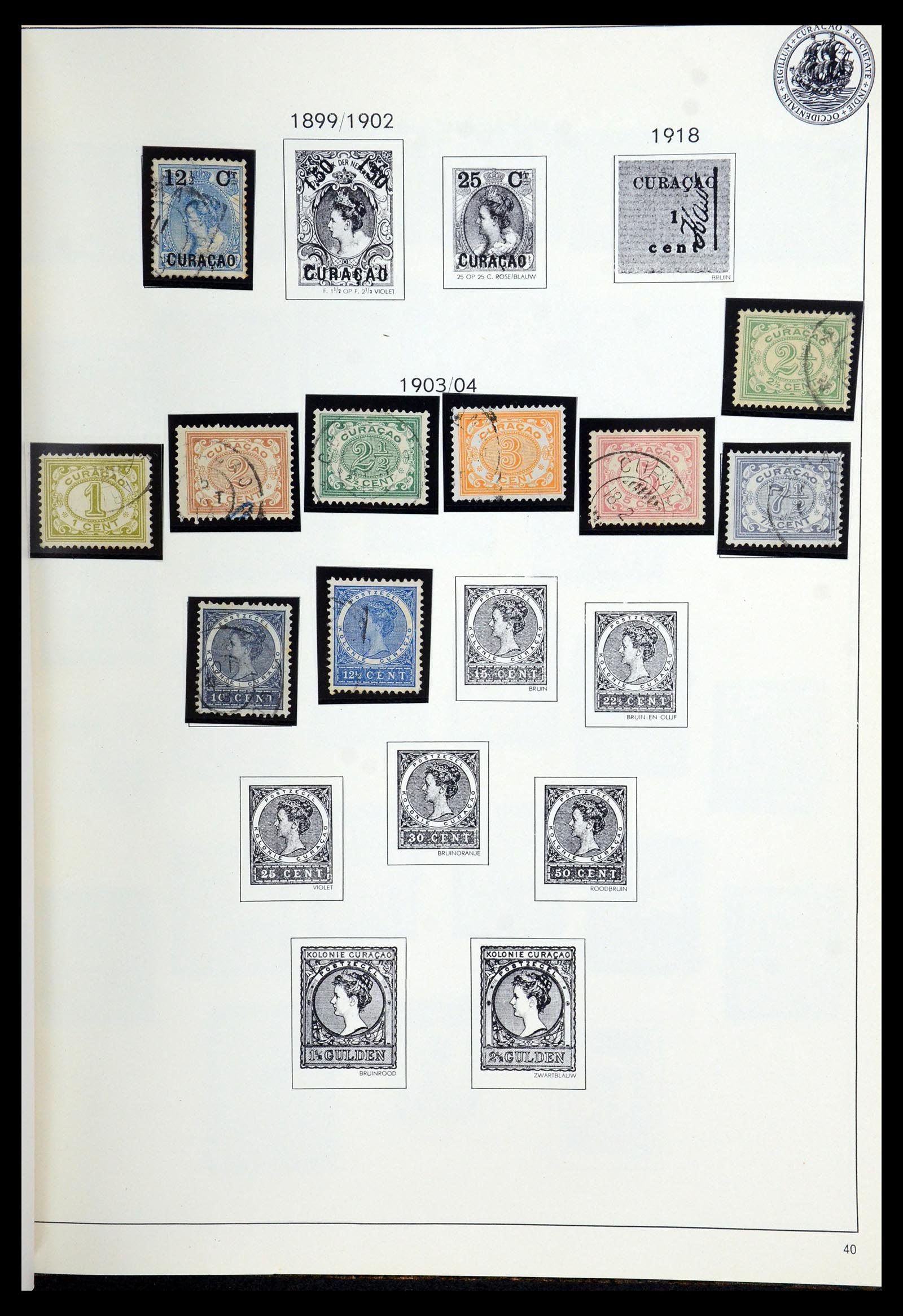 35940 042 - Stamp Collection 35940 Netherlands and territories 1852-1958.
